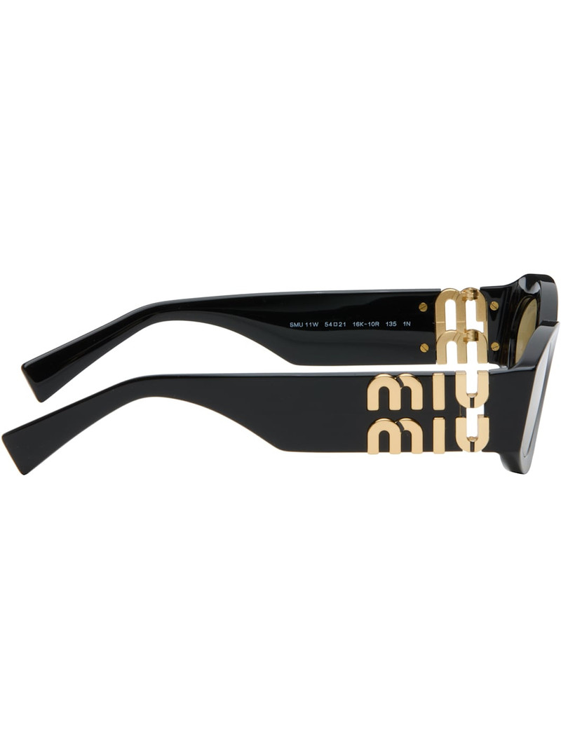 Miu Miu Black Miu Glimpse Sunglasses outlook