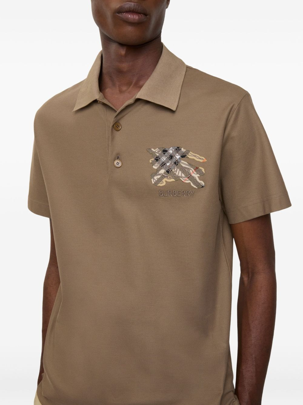 Equestrian Knight-check polo shirt - 2