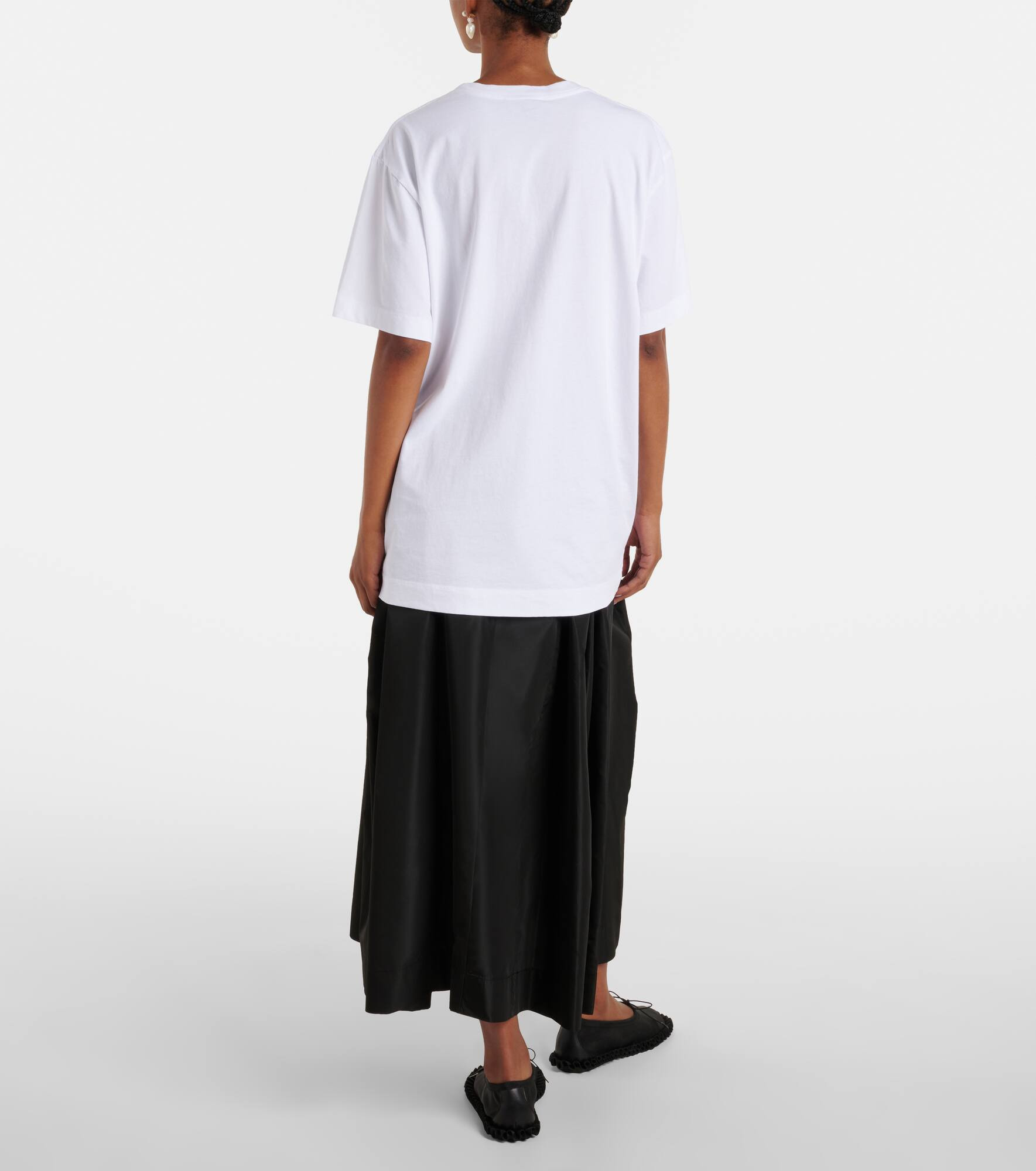 Printed cotton jersey T-shirt - 3