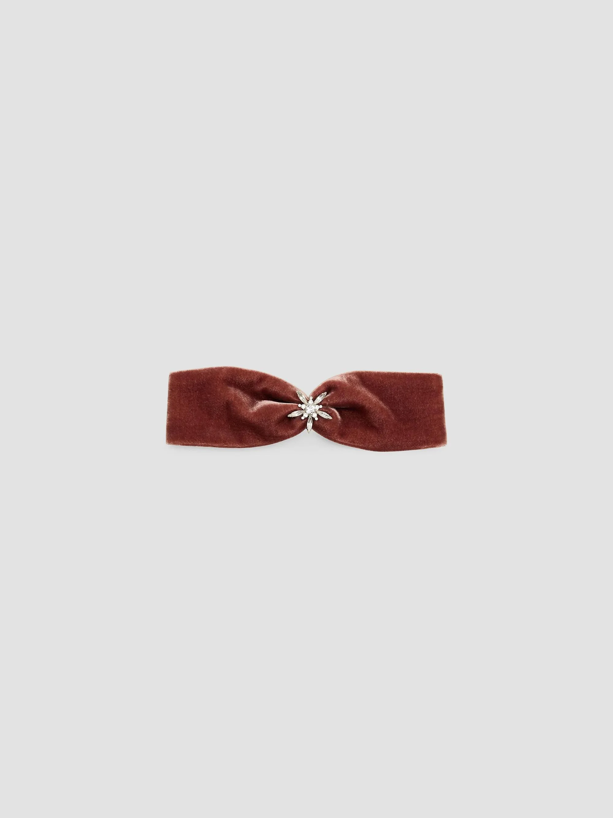 Women's Avril Crystal Velvet Wrap Headband - Purple - 1