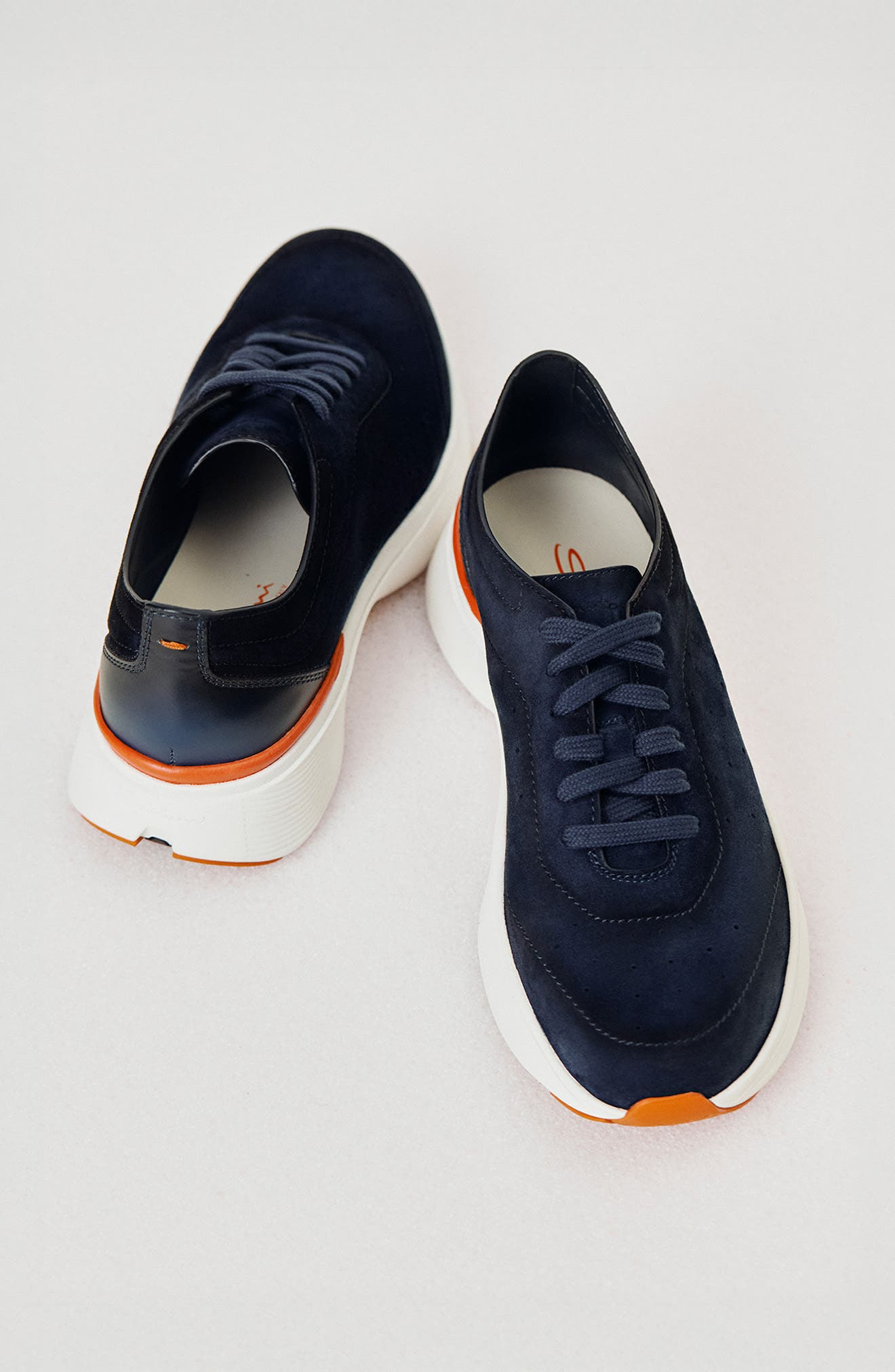 Santoni Bounce Sneaker in Blue at Nordstrom - 6