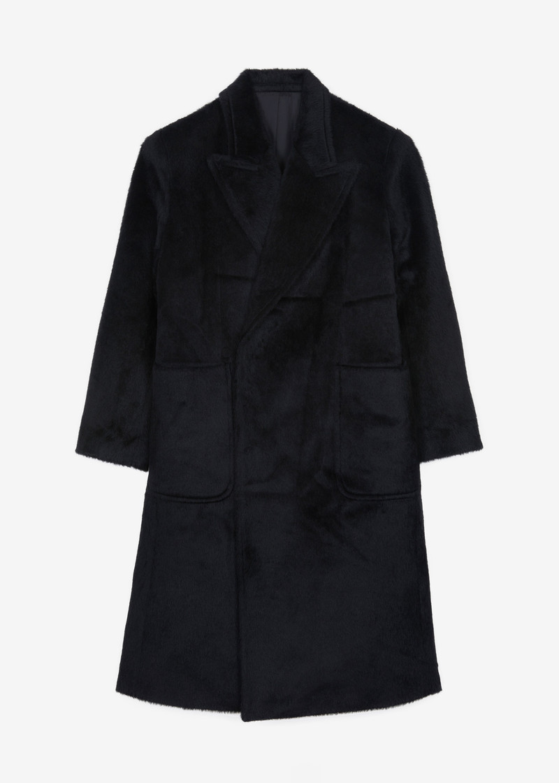 Jaylene Oversized Wool Coat - Black 1