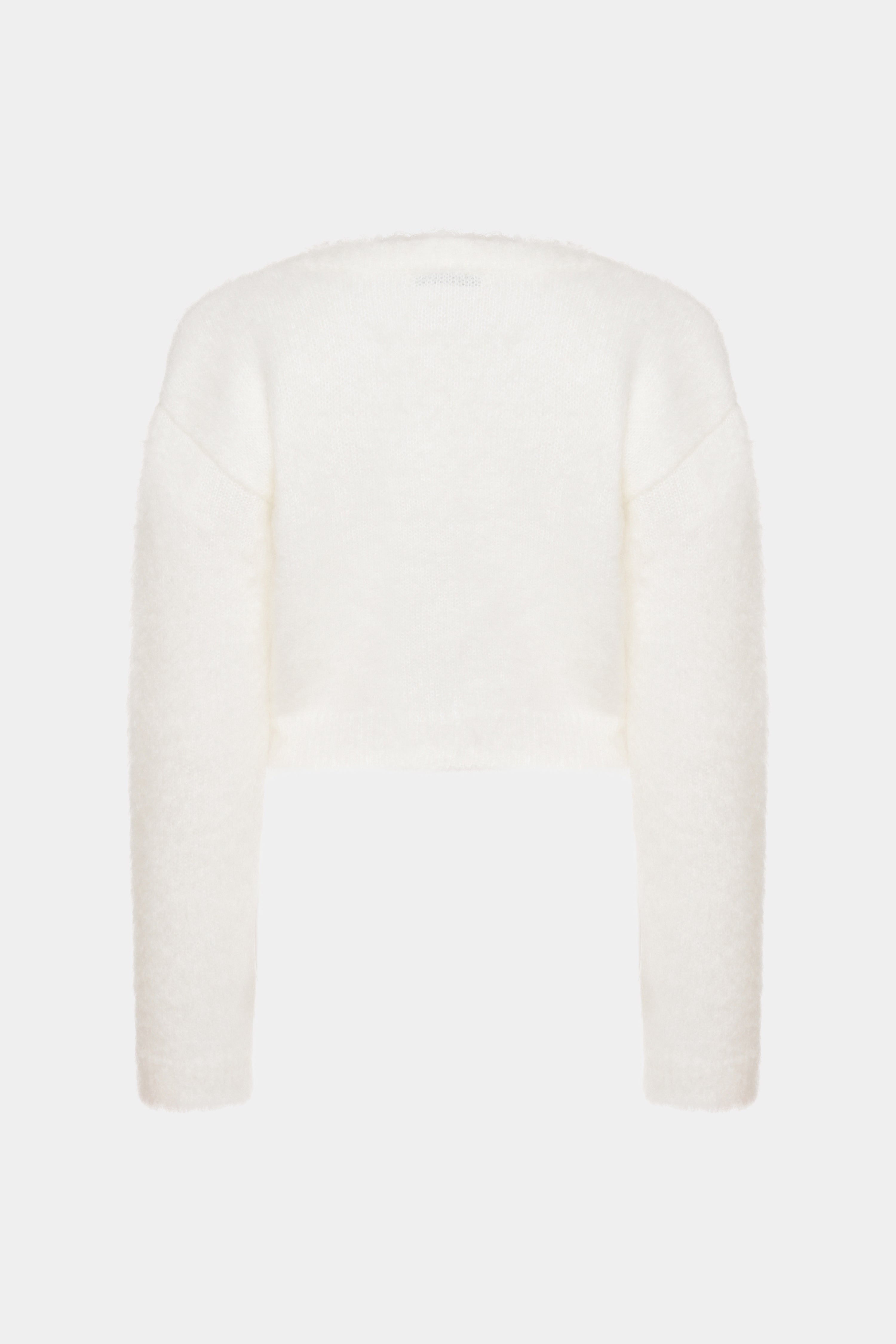 CARDED MOHAIR CARDIGAN - 2