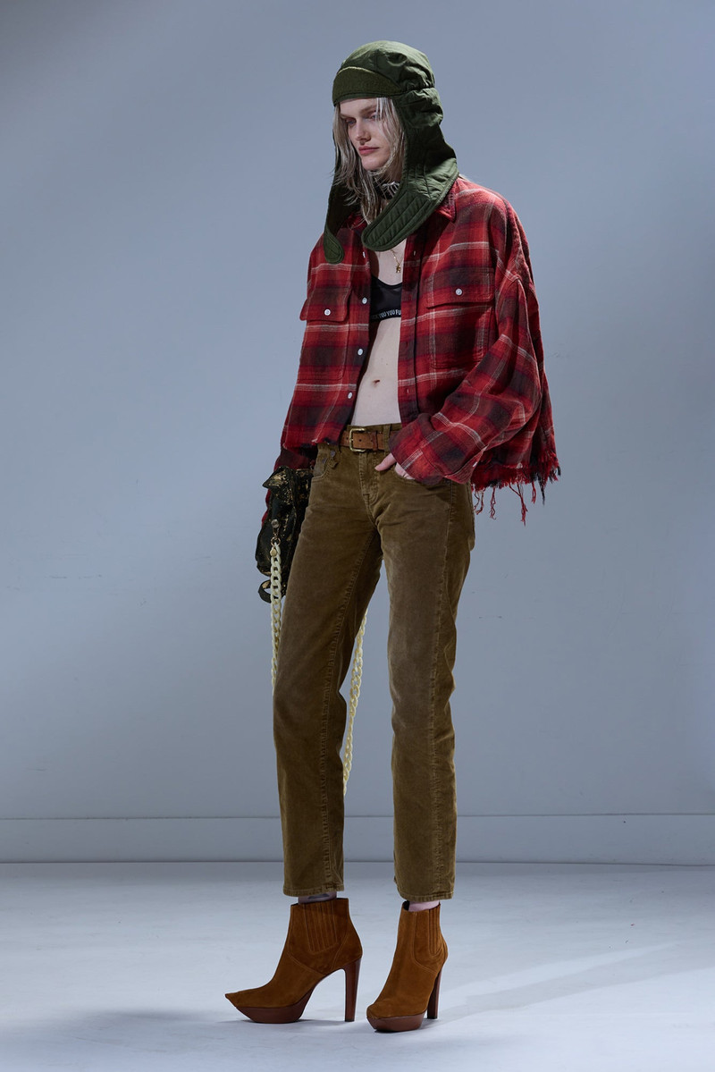 R13 CROPPED WORK SHIRT outlook