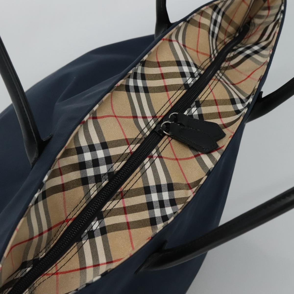 Burberry Blue Label Tote Bag Nylon Navy - 6