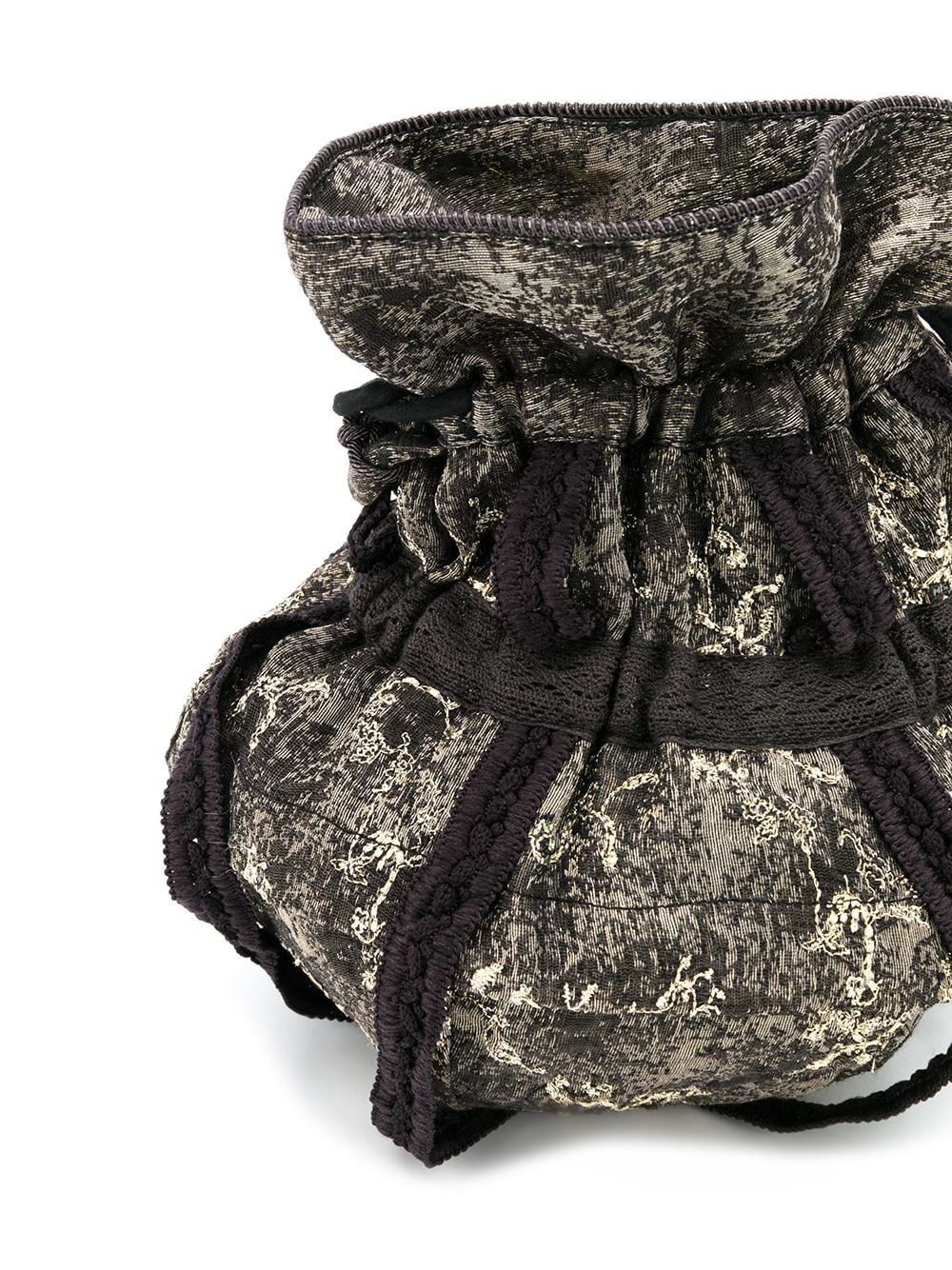 mini jacquard bucket bag - 4