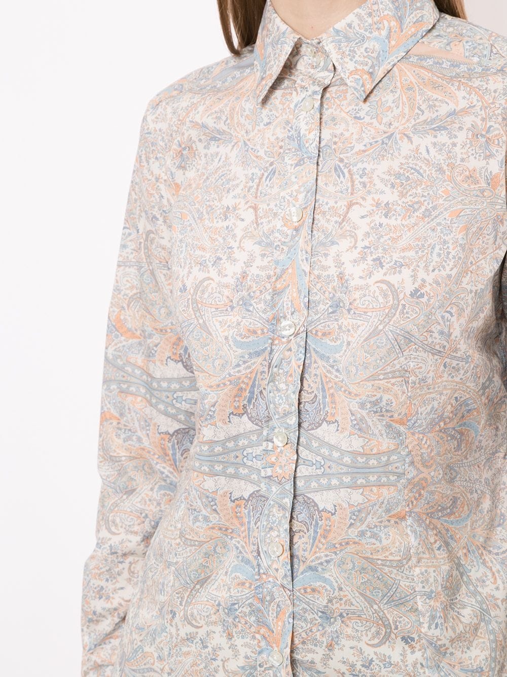 paisley-print shirt - 5