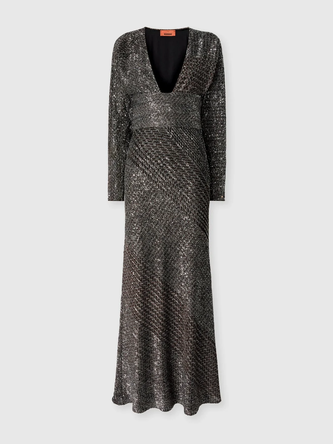 Long dress with sequins - 1