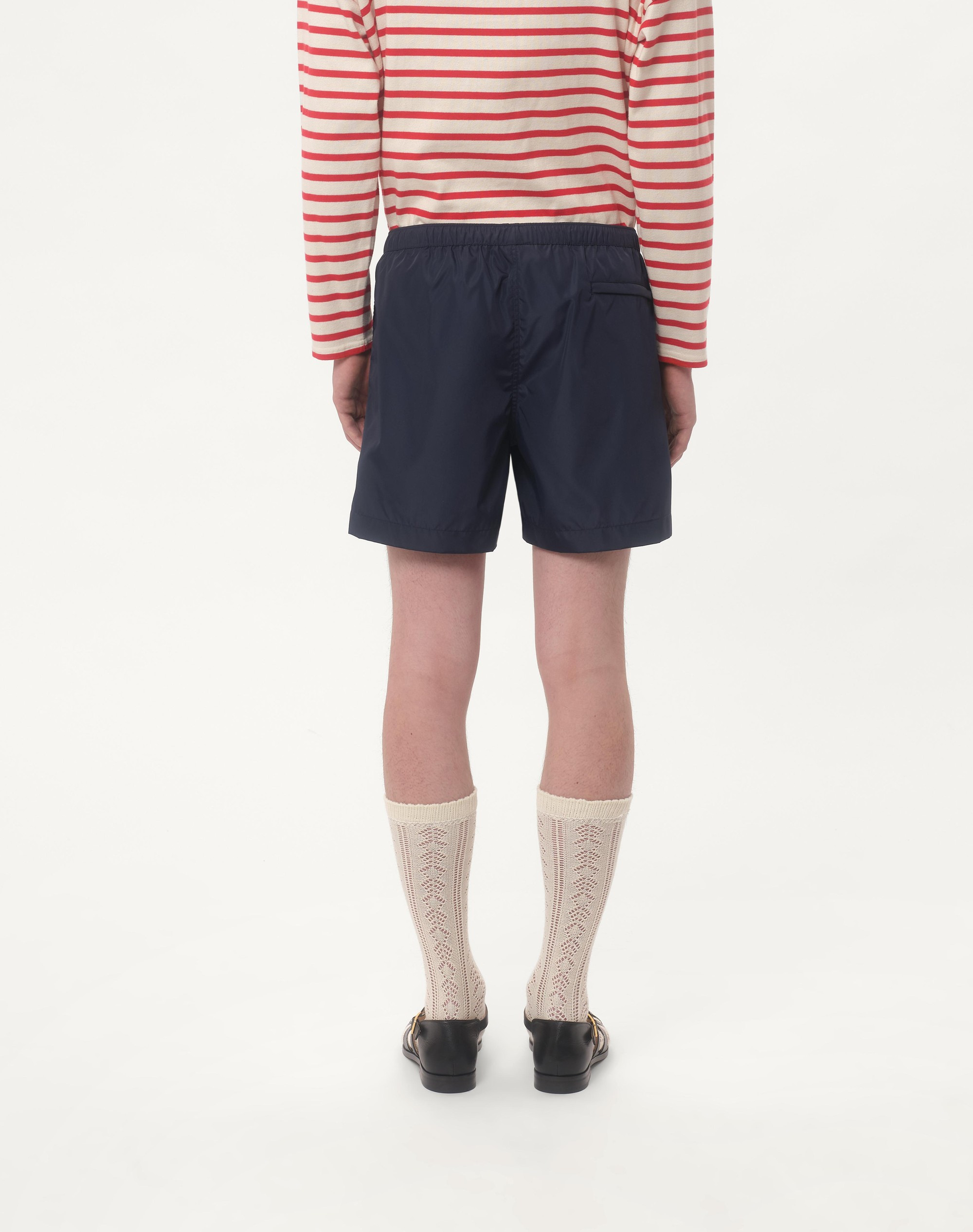 NYLON SWIMSUIT WITH CHEZ VALENTINO PATCH - 5