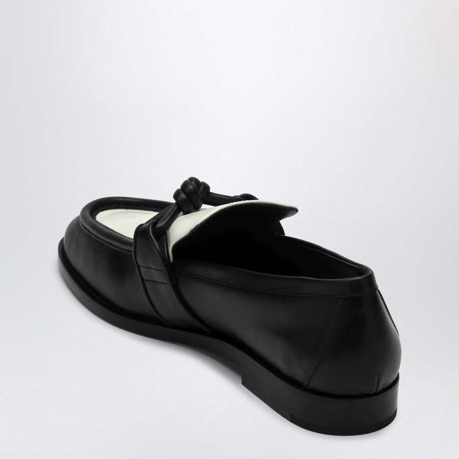 Bottega Veneta Women Astaire Loafers In Black/White - 4