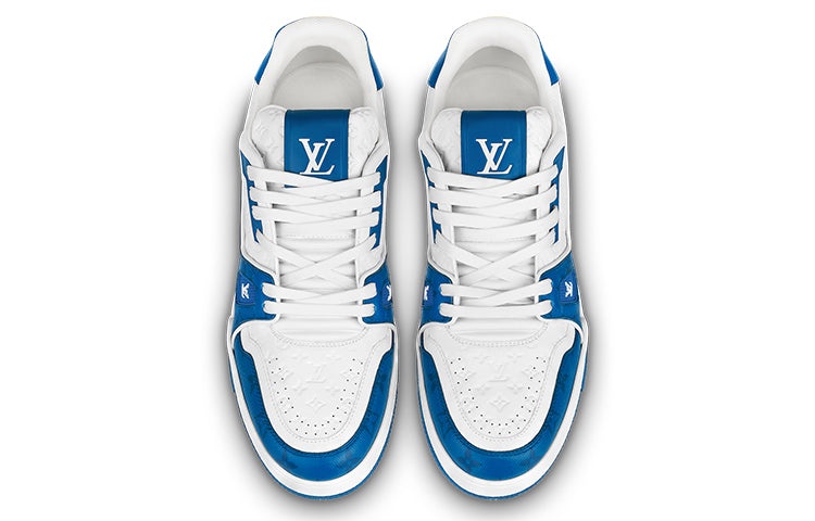 LOUIS VUITTON LV Trainers 'White Blue' 1ABOH4 - 3