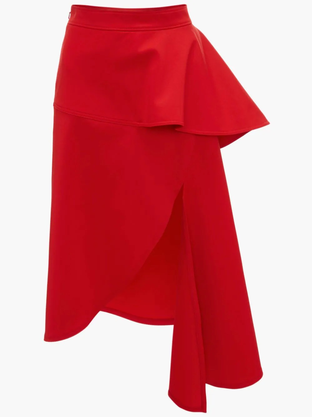 PEPLUM SLIT SKIRT - 1