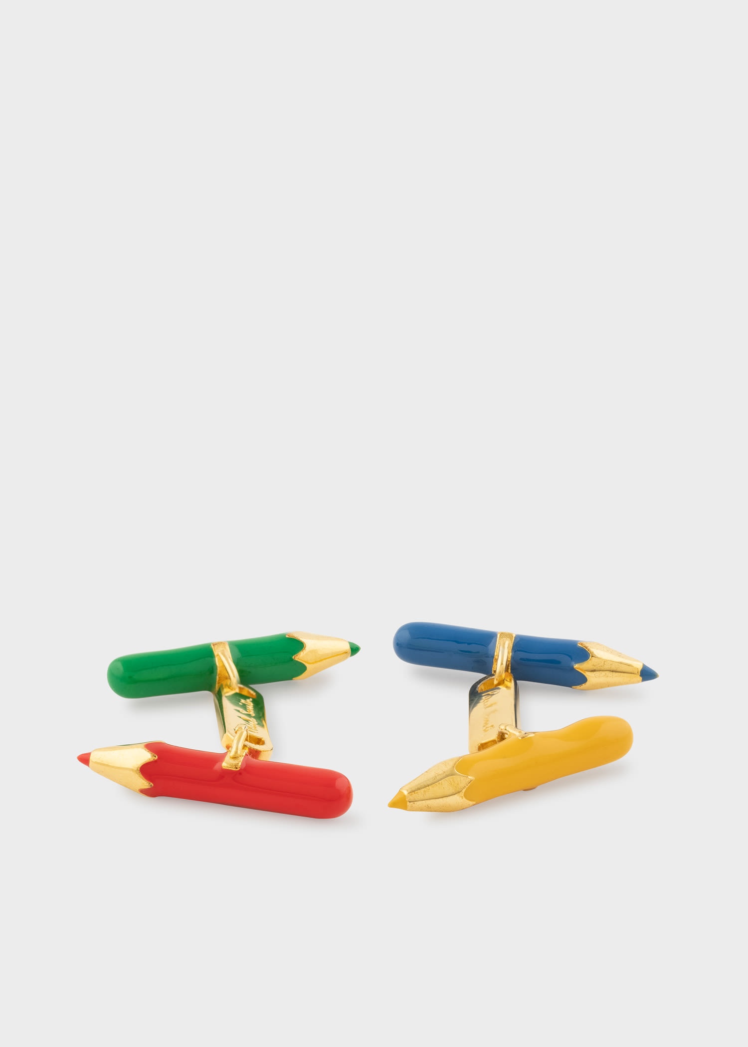 Double Pencil Linked Cufflinks - 1
