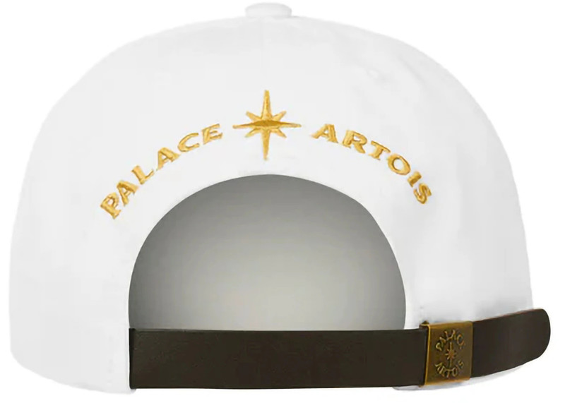 PALACE Palace x Stella Artois 6-Panel (SS24) White outlook