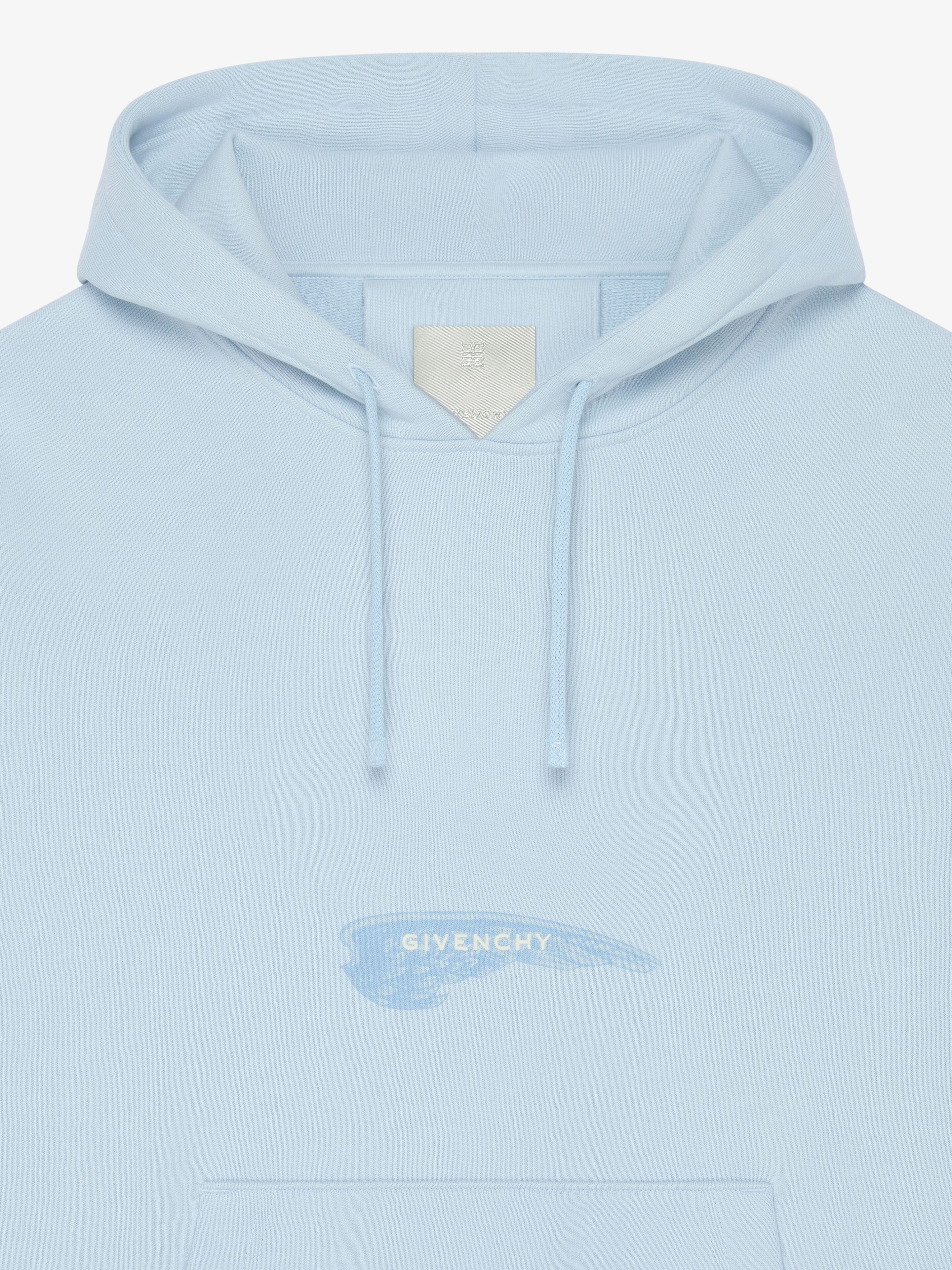BOXY FIT HOODIE IN FLEECE GIVENCHY WINGS - 5