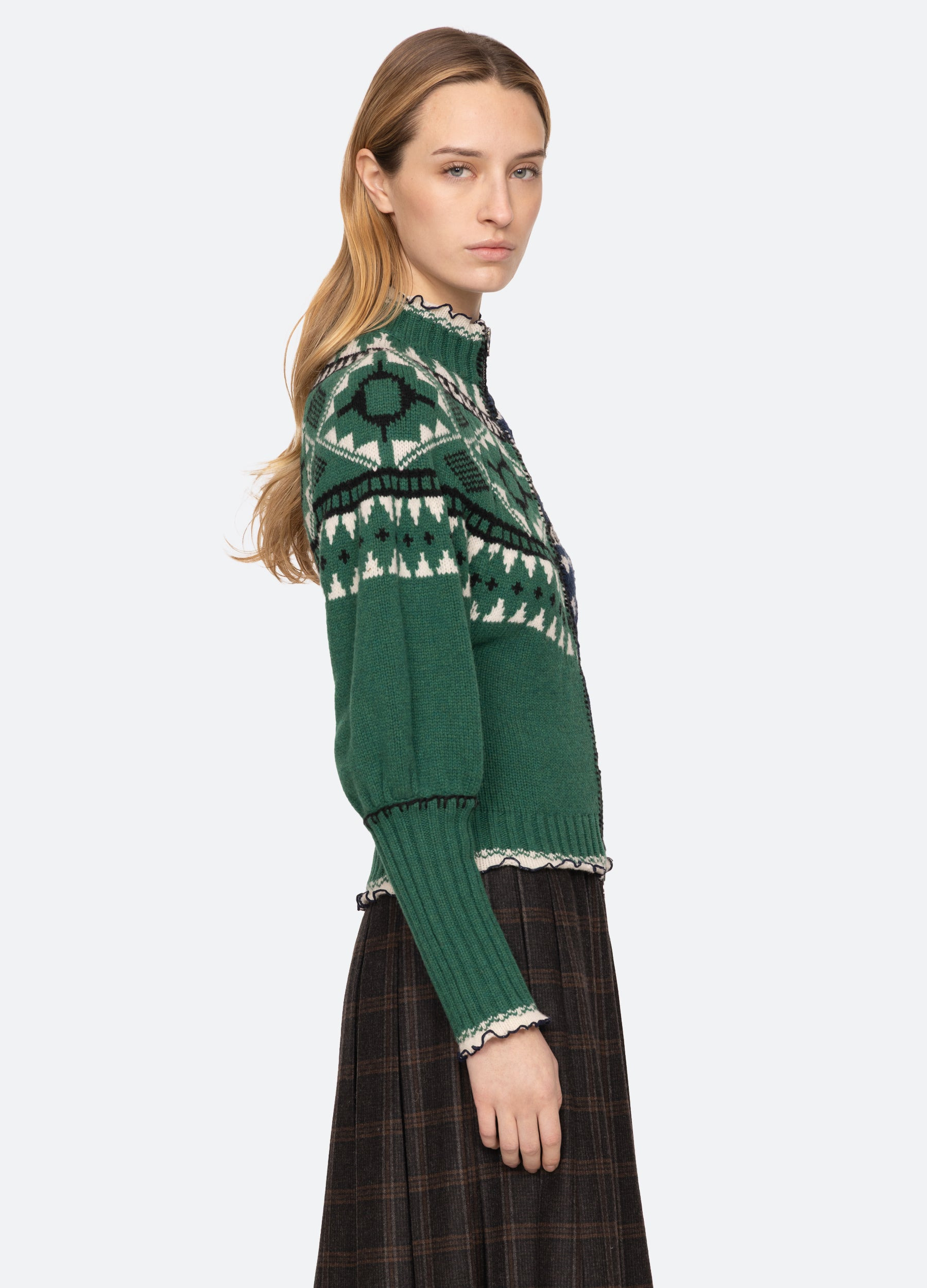 Linea Zip Front Cardigan - 4