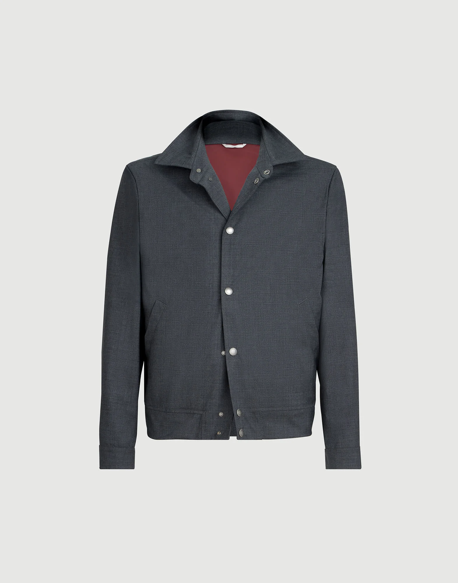 Bonded virgin wool fresco outerwear jacket - 1