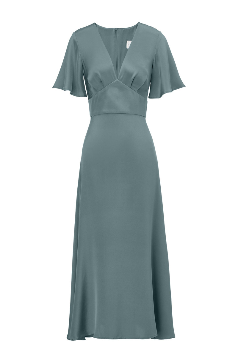 Gaâla Coralie Silk Dress Open back outlook