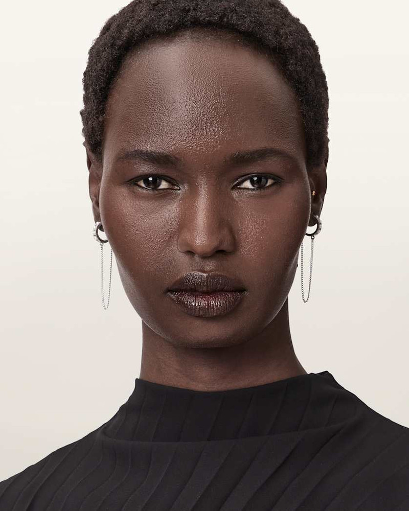 ALLSAINTS NELLIE CHAIN HUGGIE EARRINGS outlook