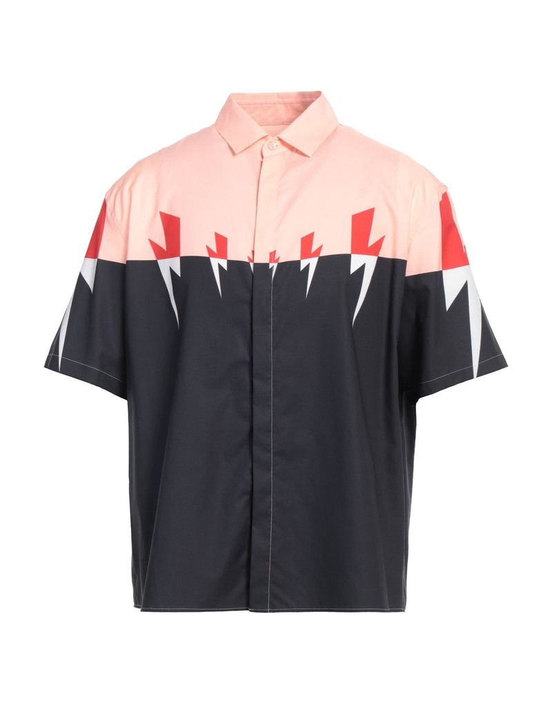 Pink Men's Patterned Shirt 1