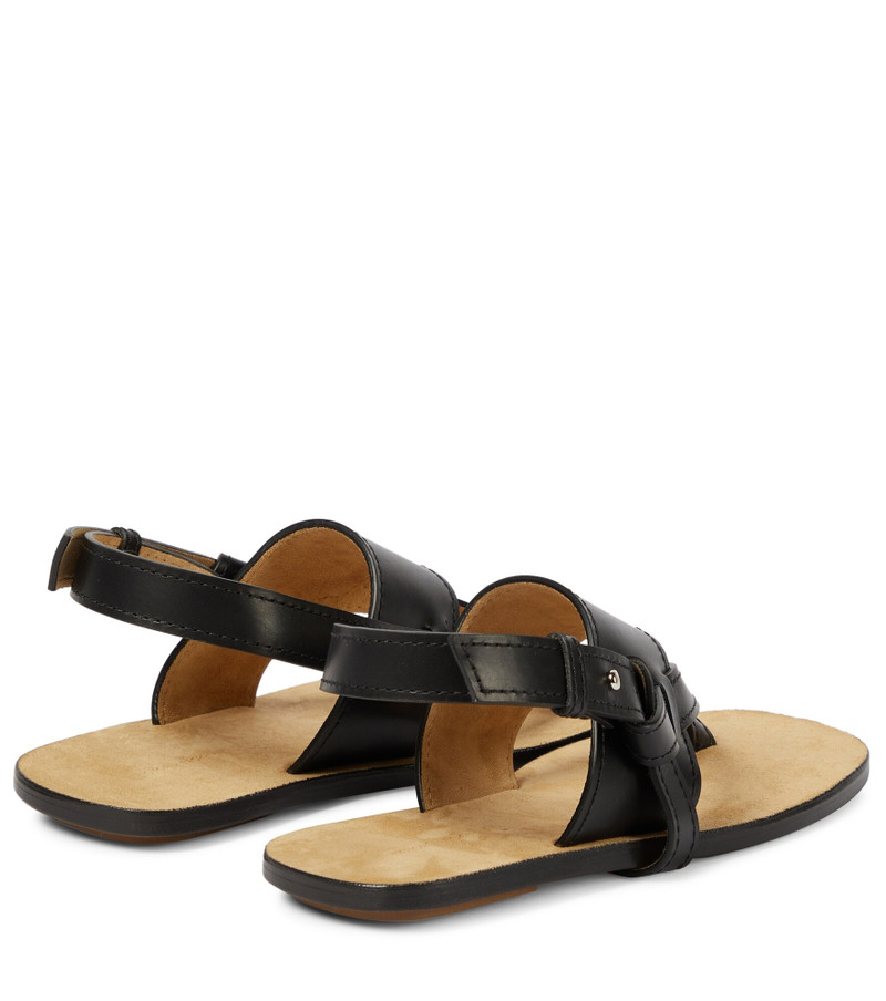 Victoria Beckham Leather sandals outlook