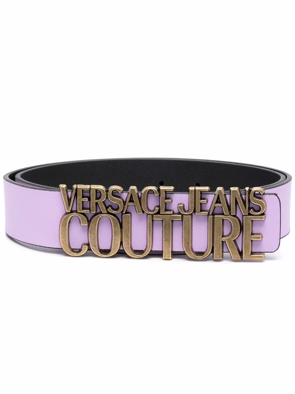 logo-buckle belt - 1