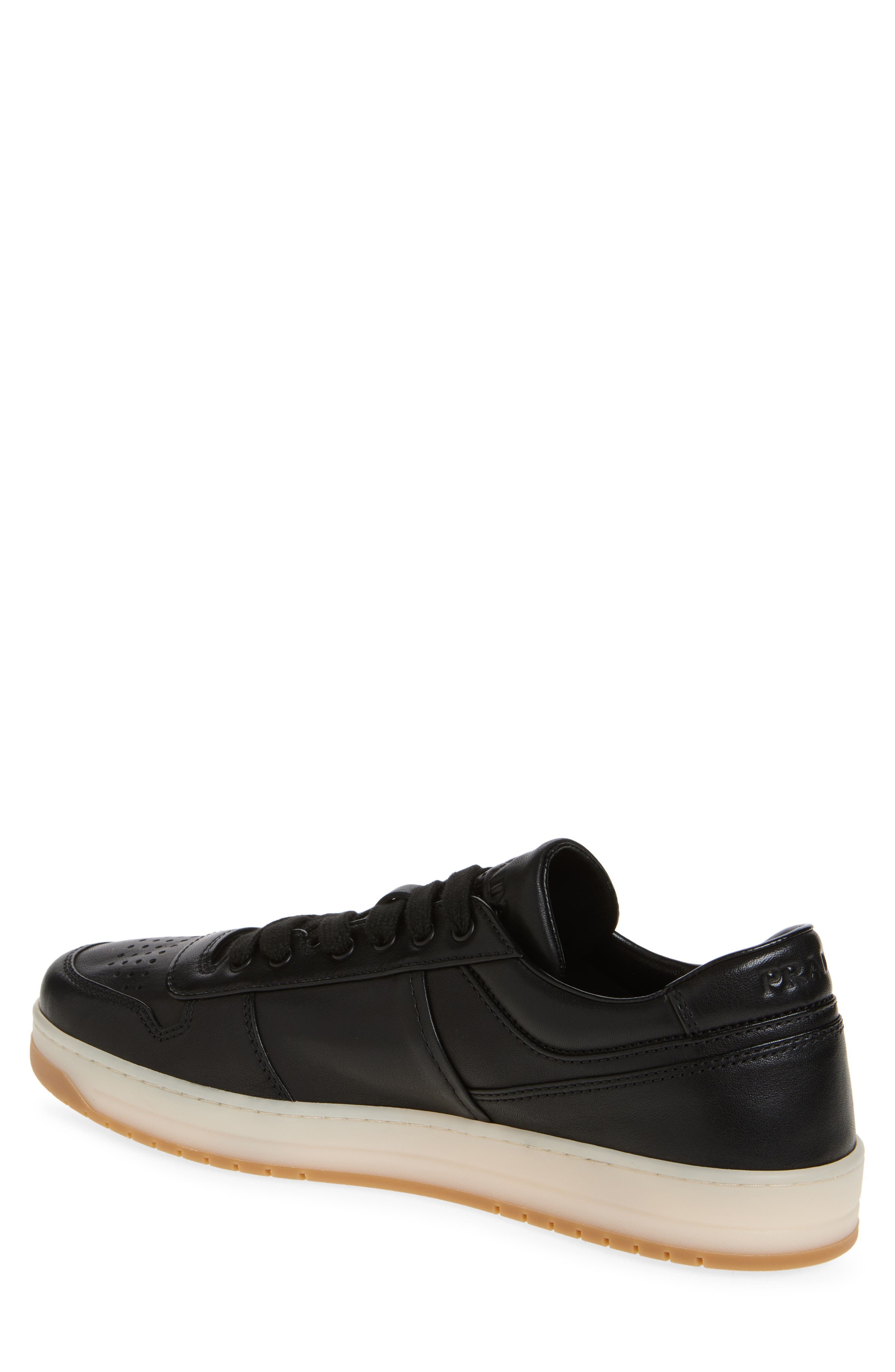 Prada Downtown Low Top Sneaker in Nero at Nordstrom - 2