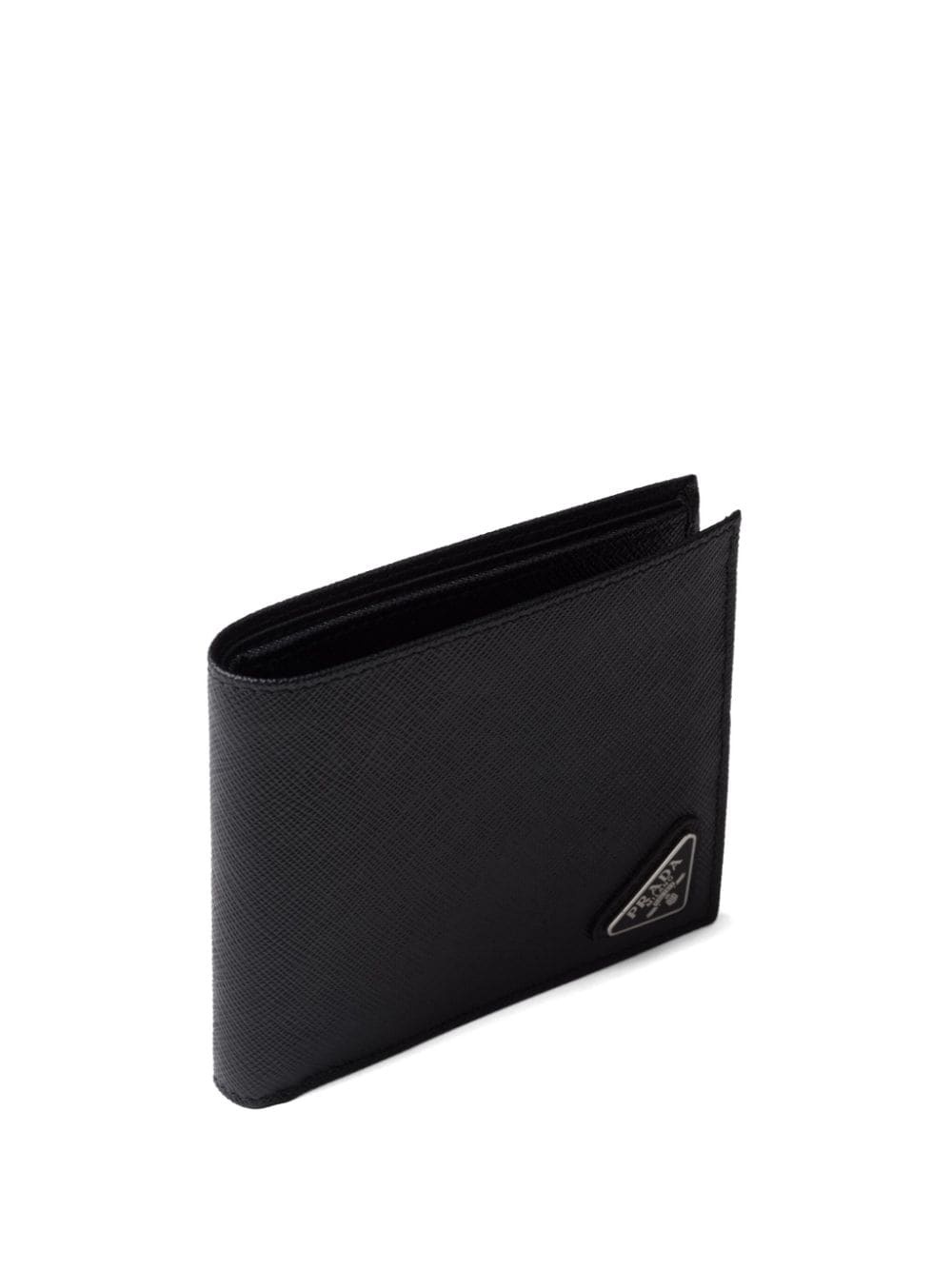 triangle-logo bi-fold leather wallet - 4