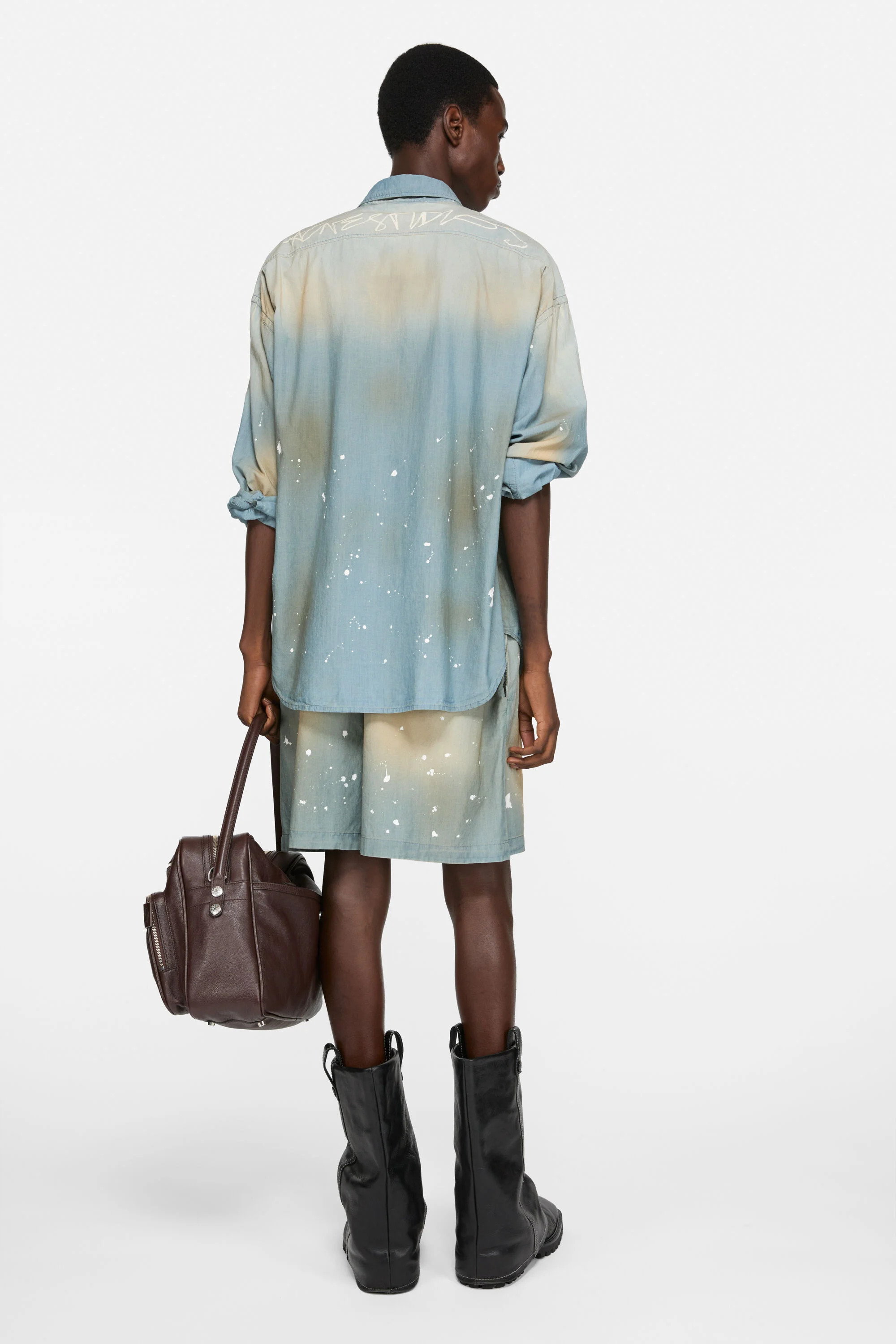 Button-up shirt - Light blue - 3