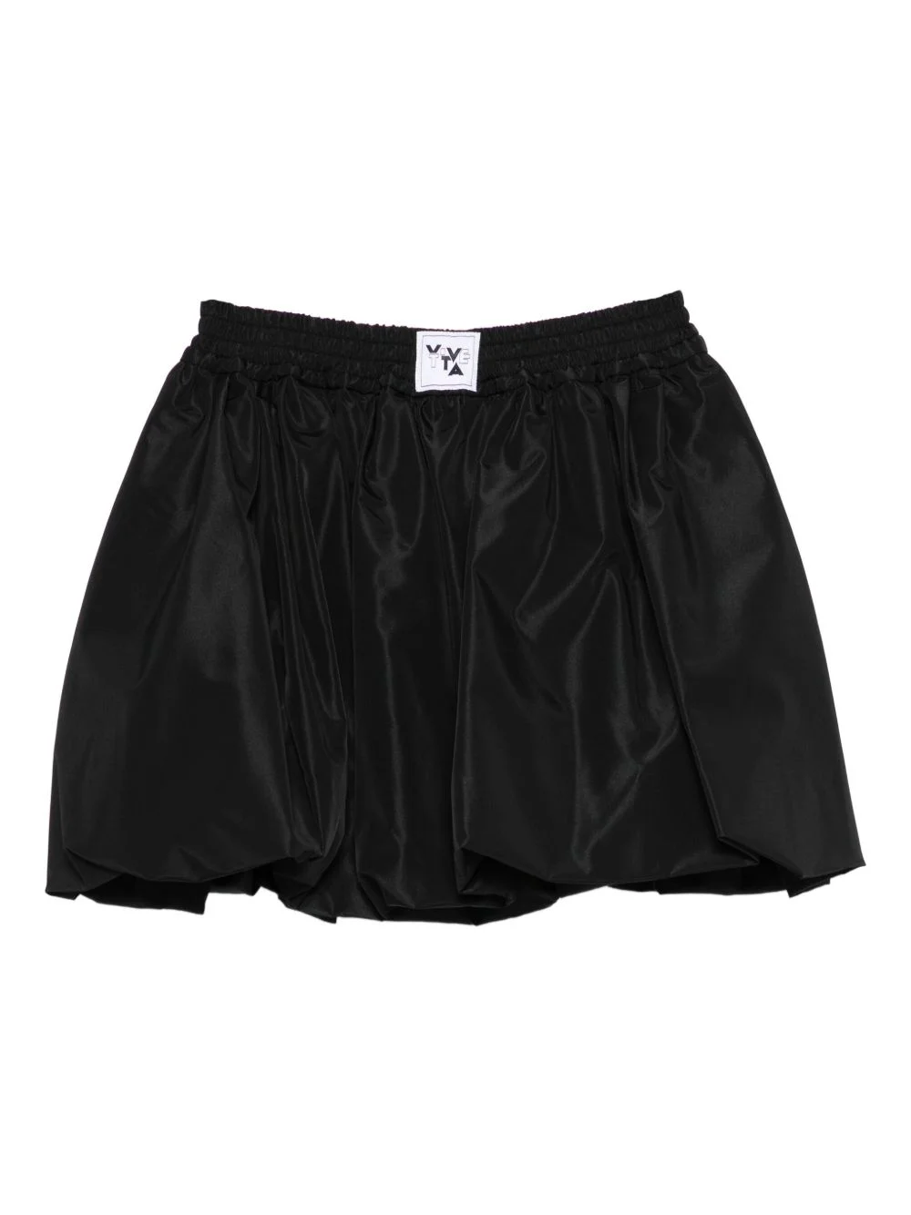 bubble-hem mini skirt - 1