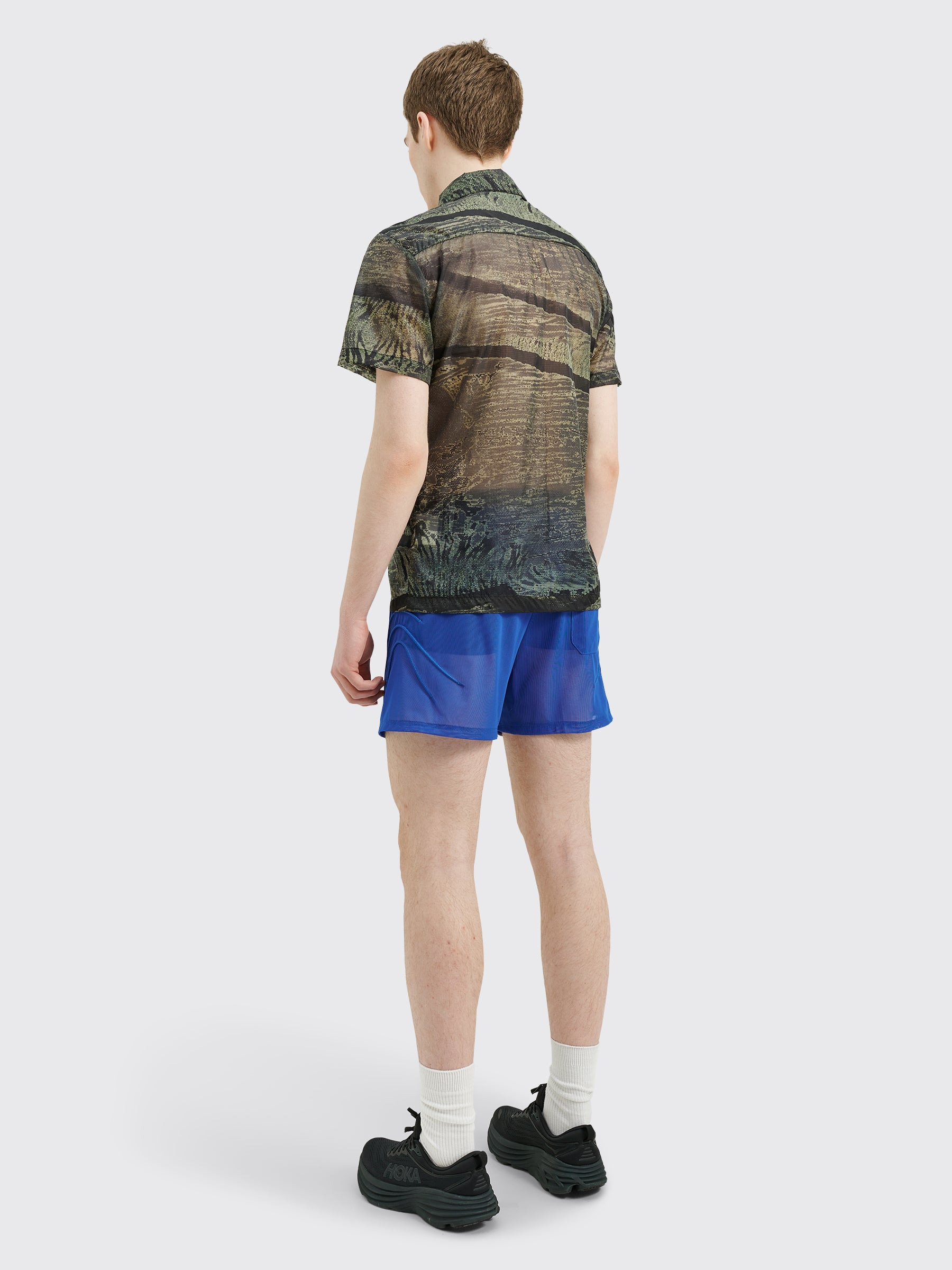 OLLY SHINDER VEINS SPORTS SHORTS BLUE - 3