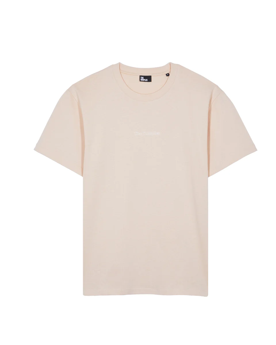 T-SHIRT WITH PINK CUT-OUT LOGO - 1