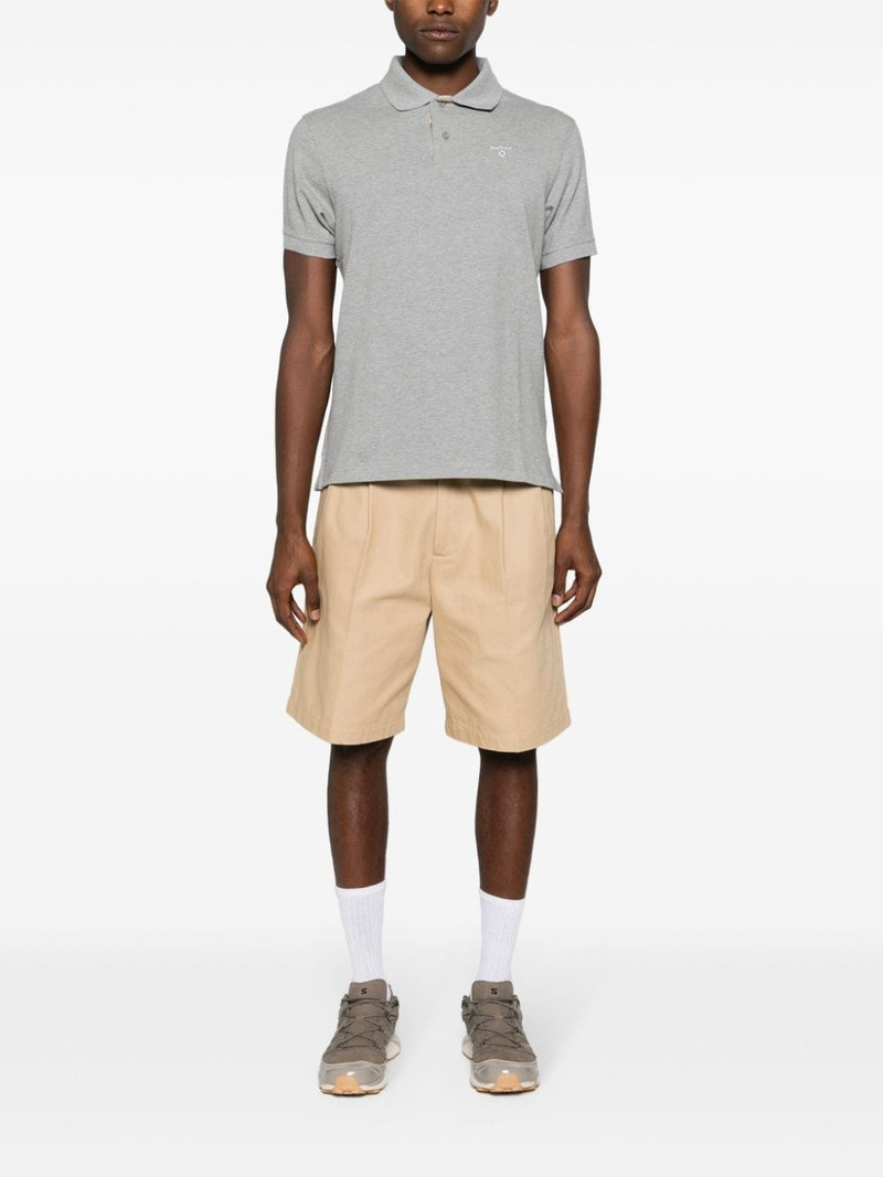 Barbour logo-embroidered cotton polo shirt outlook