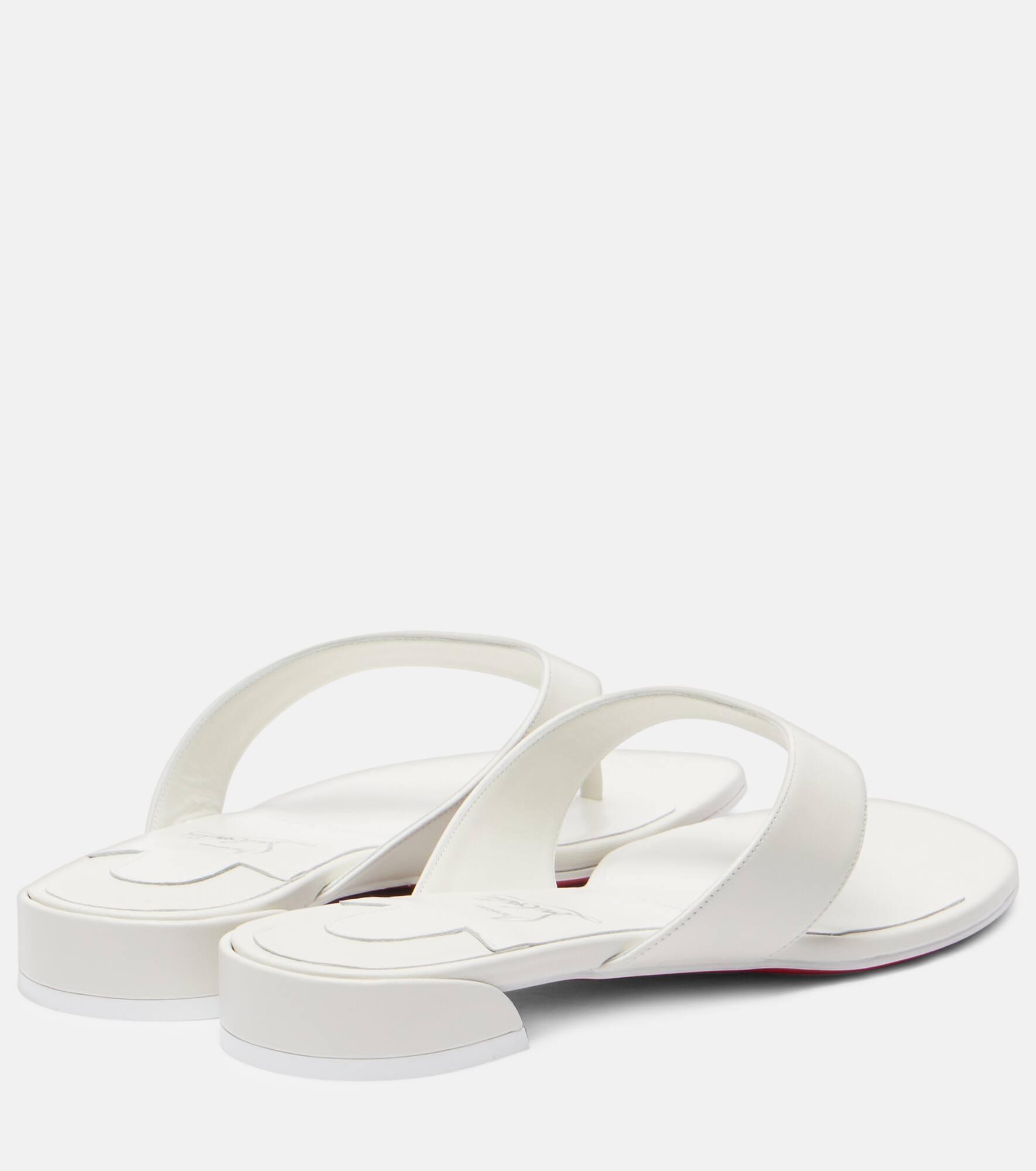 Sweet Janetonga leather thong sandals - 2
