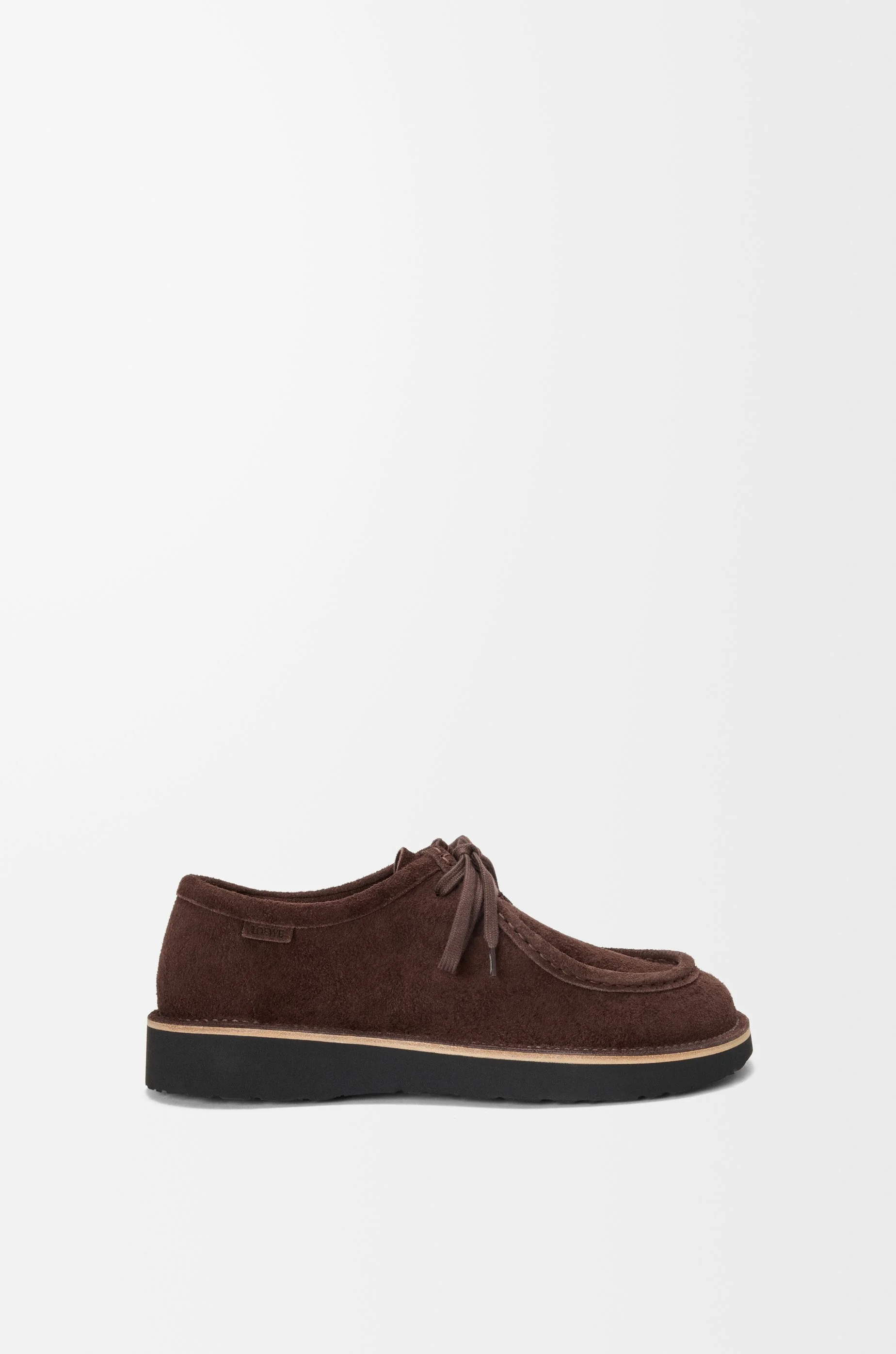 Faro lace-up in suede calfskin - 1