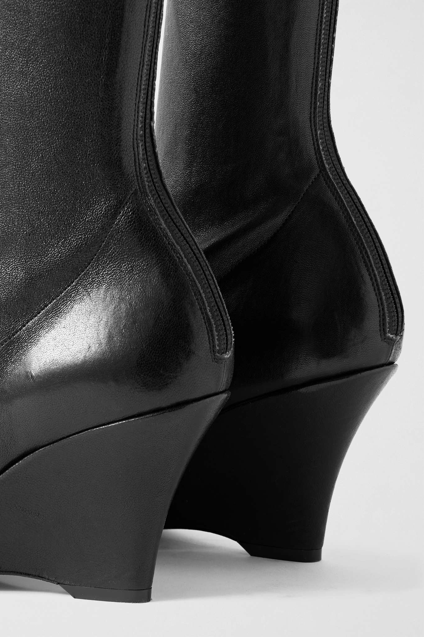 Apollo leather wedge ankle boots - 8