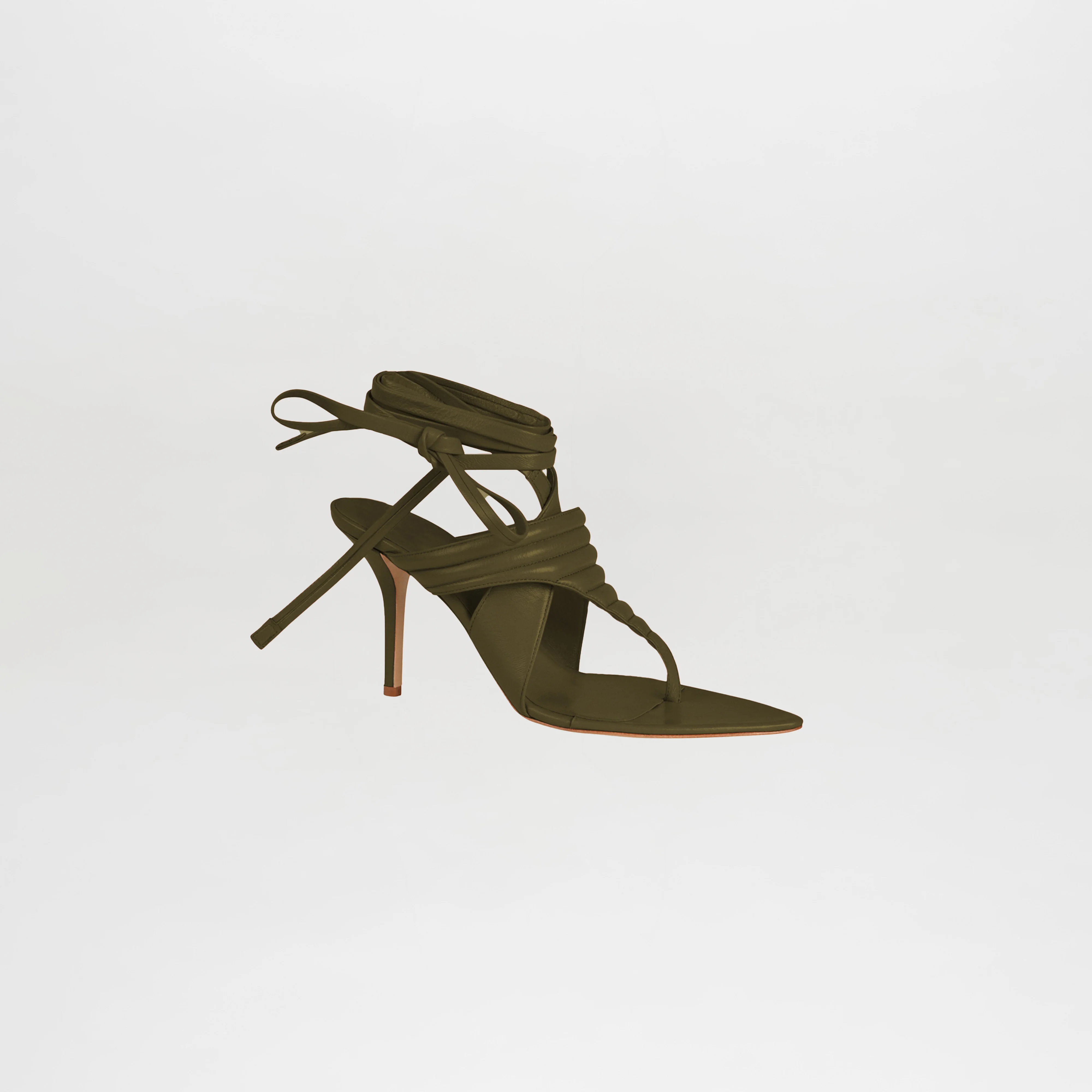 Dalila Heels Olive - 1