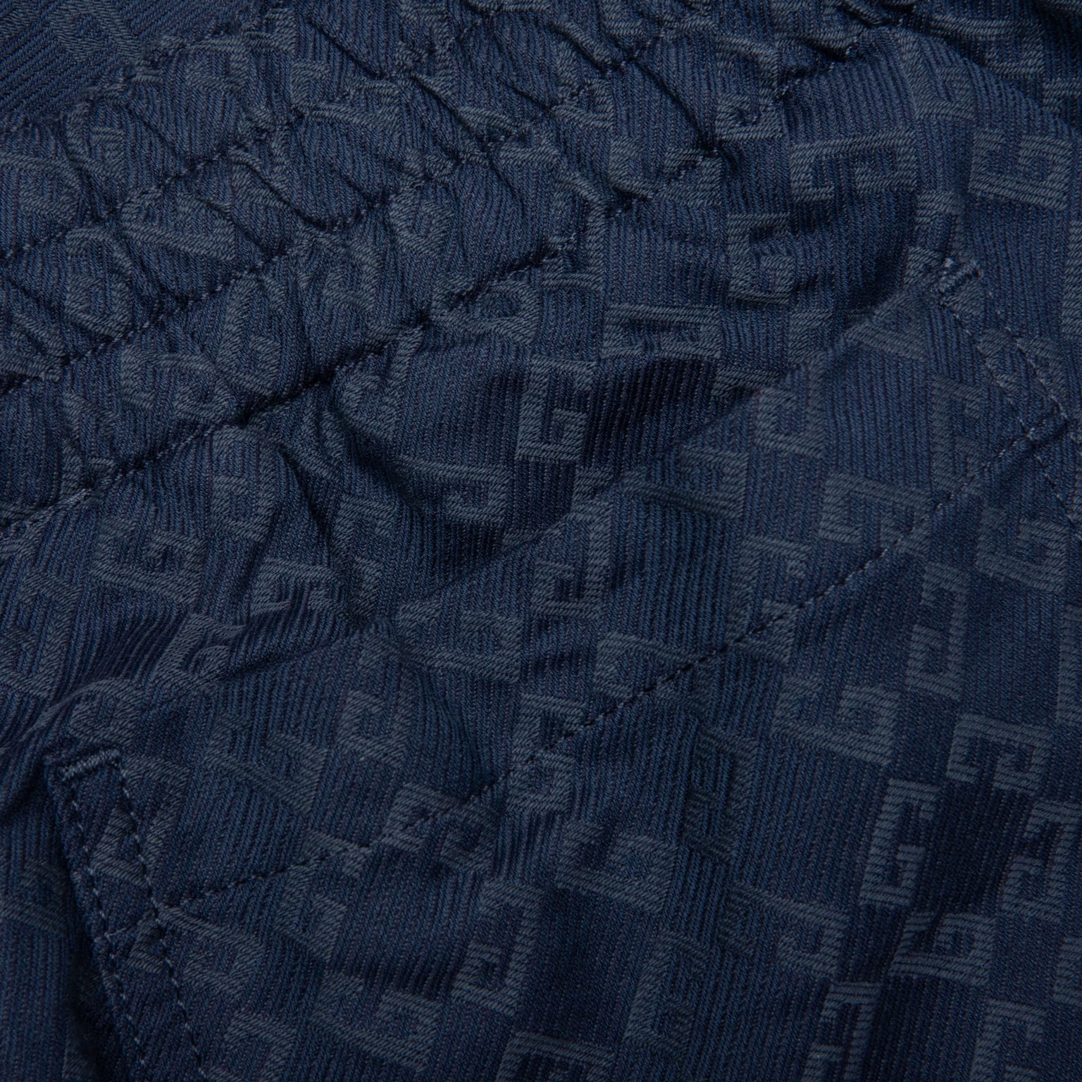 SHINY MONOGRAM 72 DENIM BERMUDA SHORTS - GREY/BLUE - 4