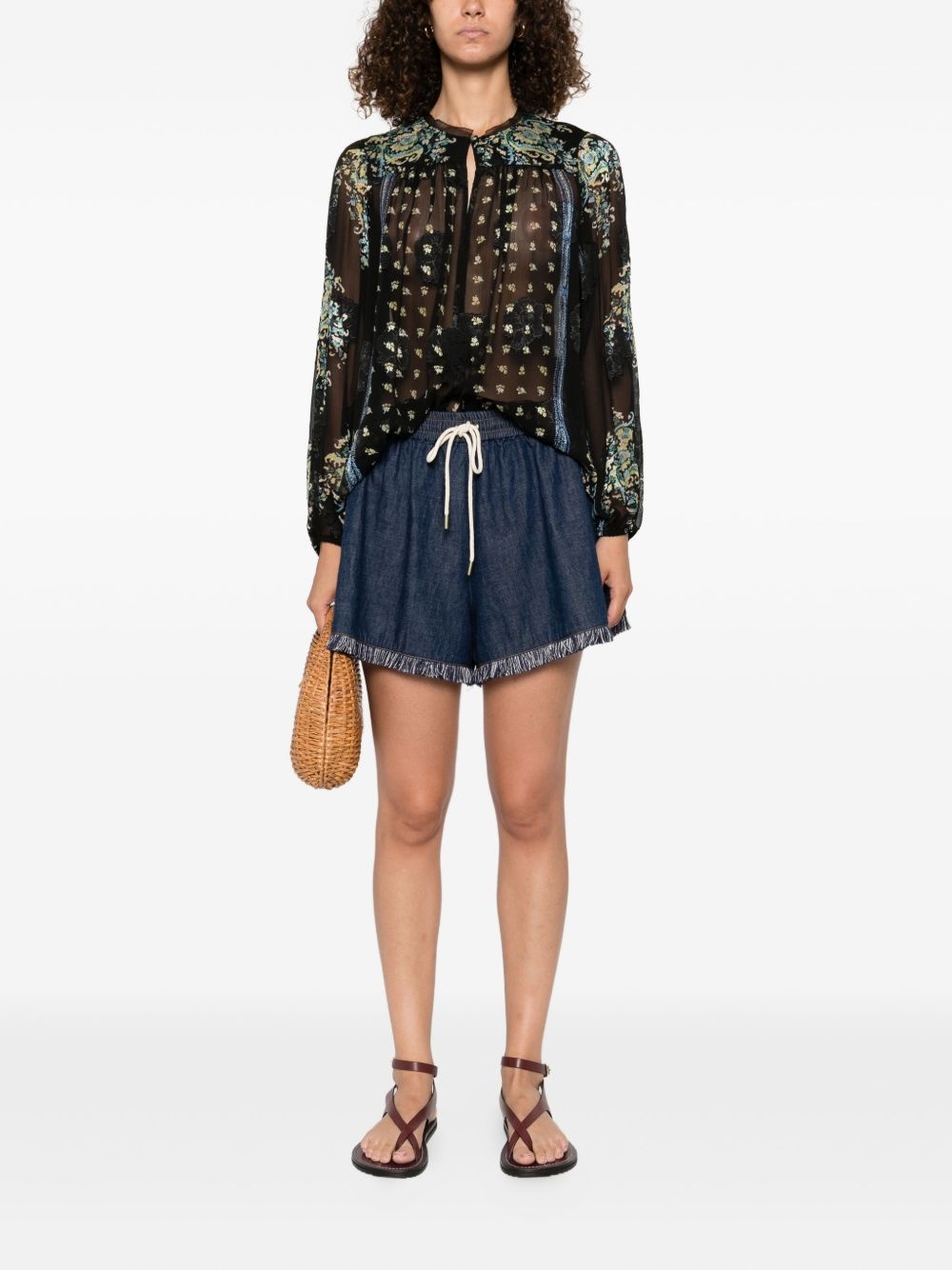 embroidered blouse - 2