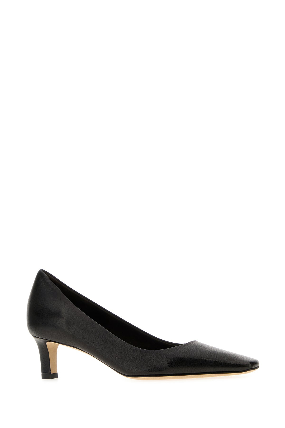 Black leather Carla 45 pumps - 2