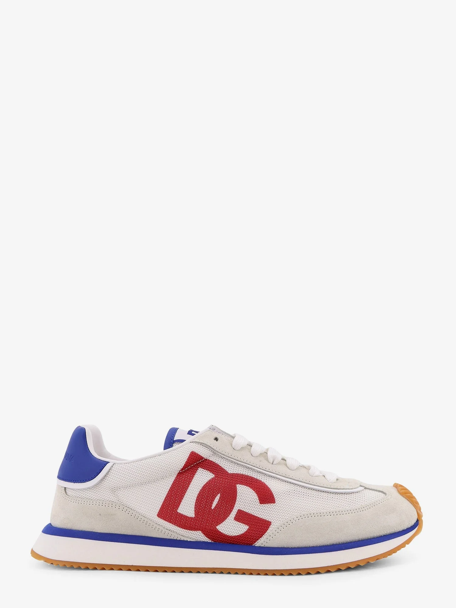 Dolce & Gabbana Men Leather Sneakers With Dg Logo - 1