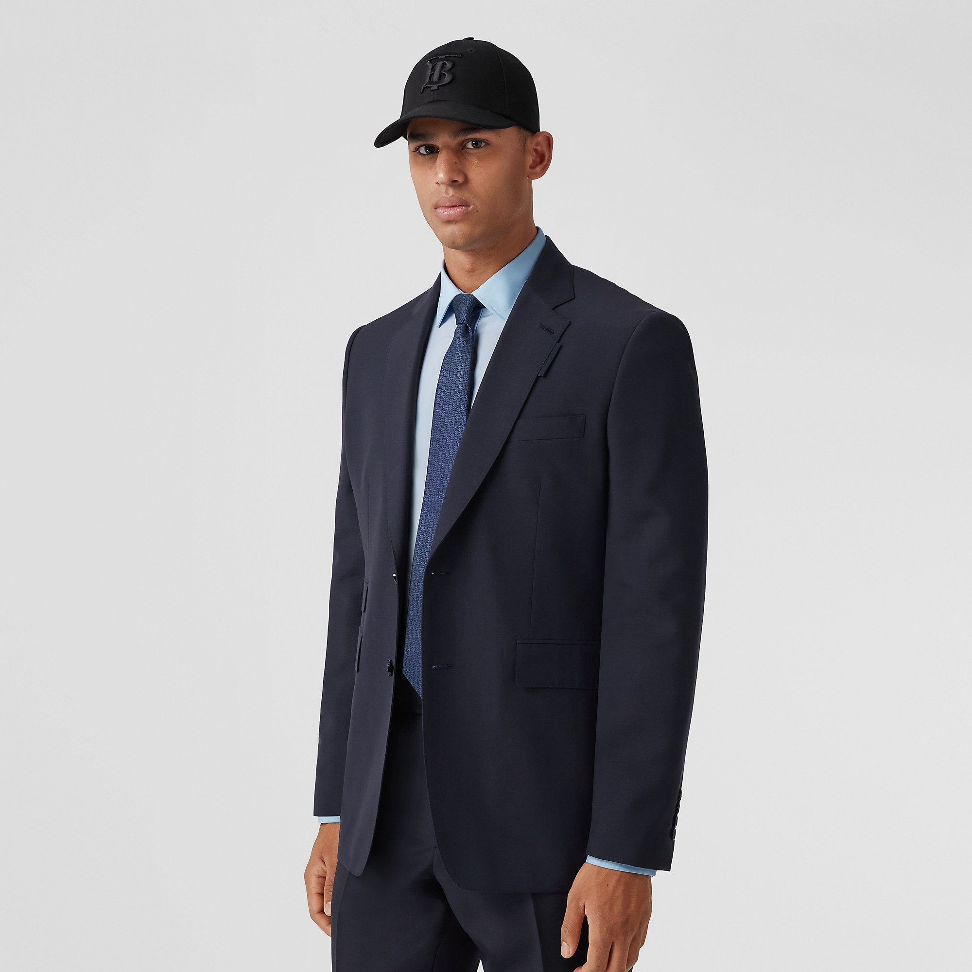 Classic Fit Wool Mohair Tailored Jacket - 8