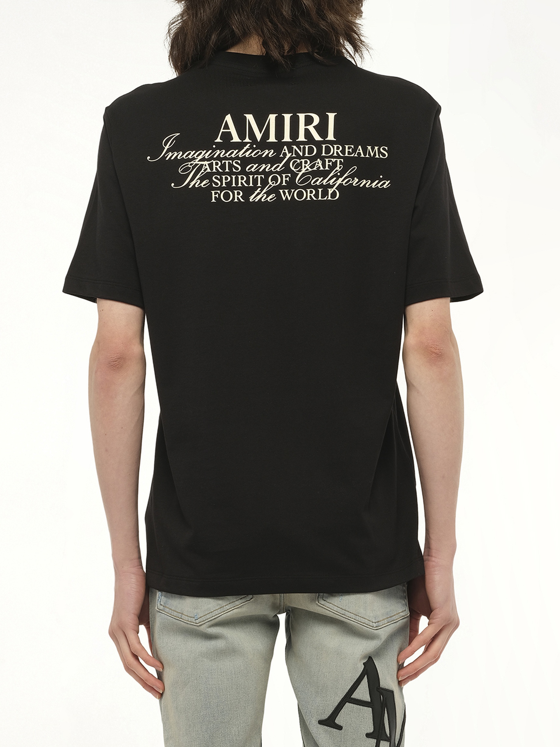 Amiri Spirit T-Shirt in Black - 6