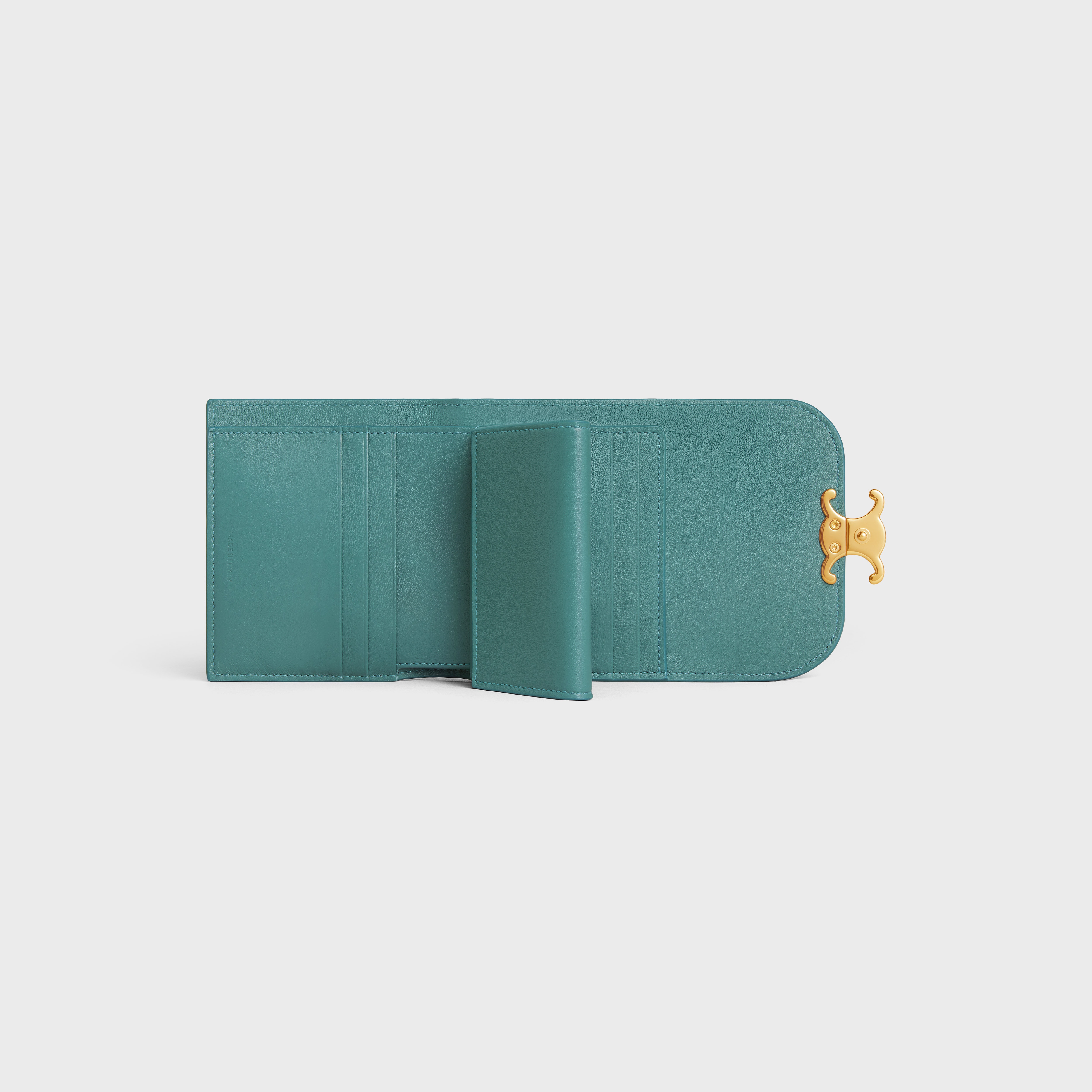 Triomphe Small Flap Wallet in LIZARD - 4