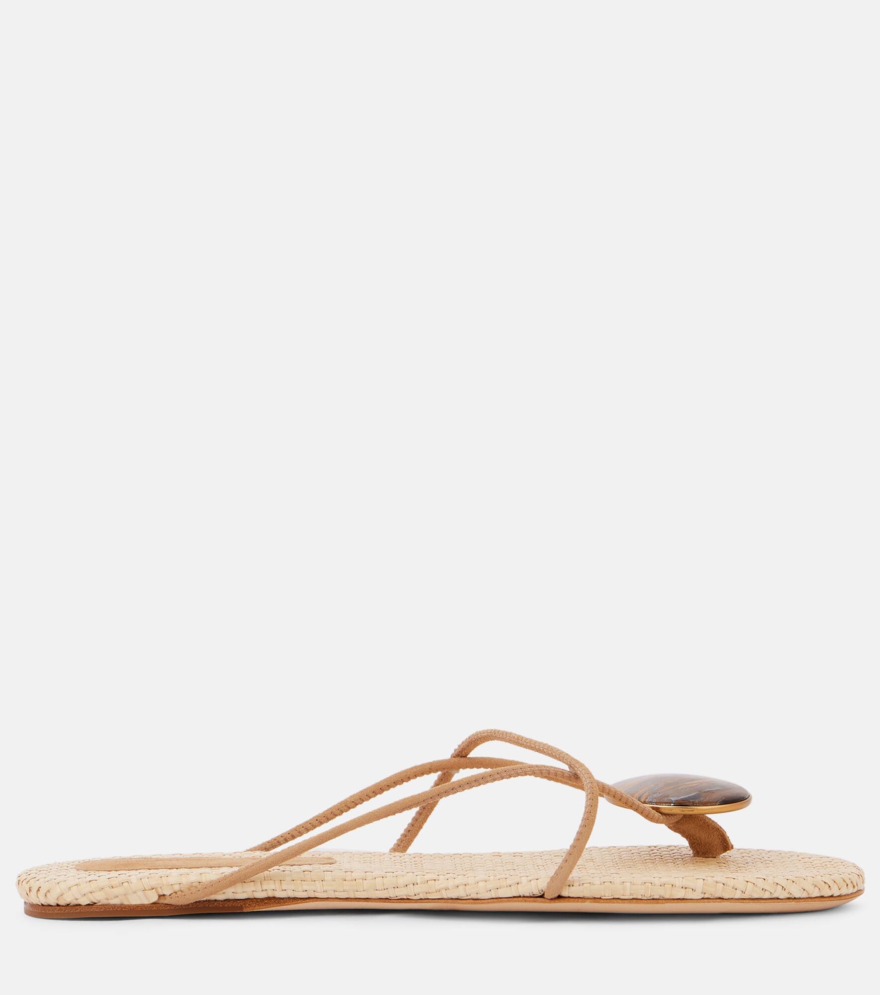 Doma suede thong sandals - 4
