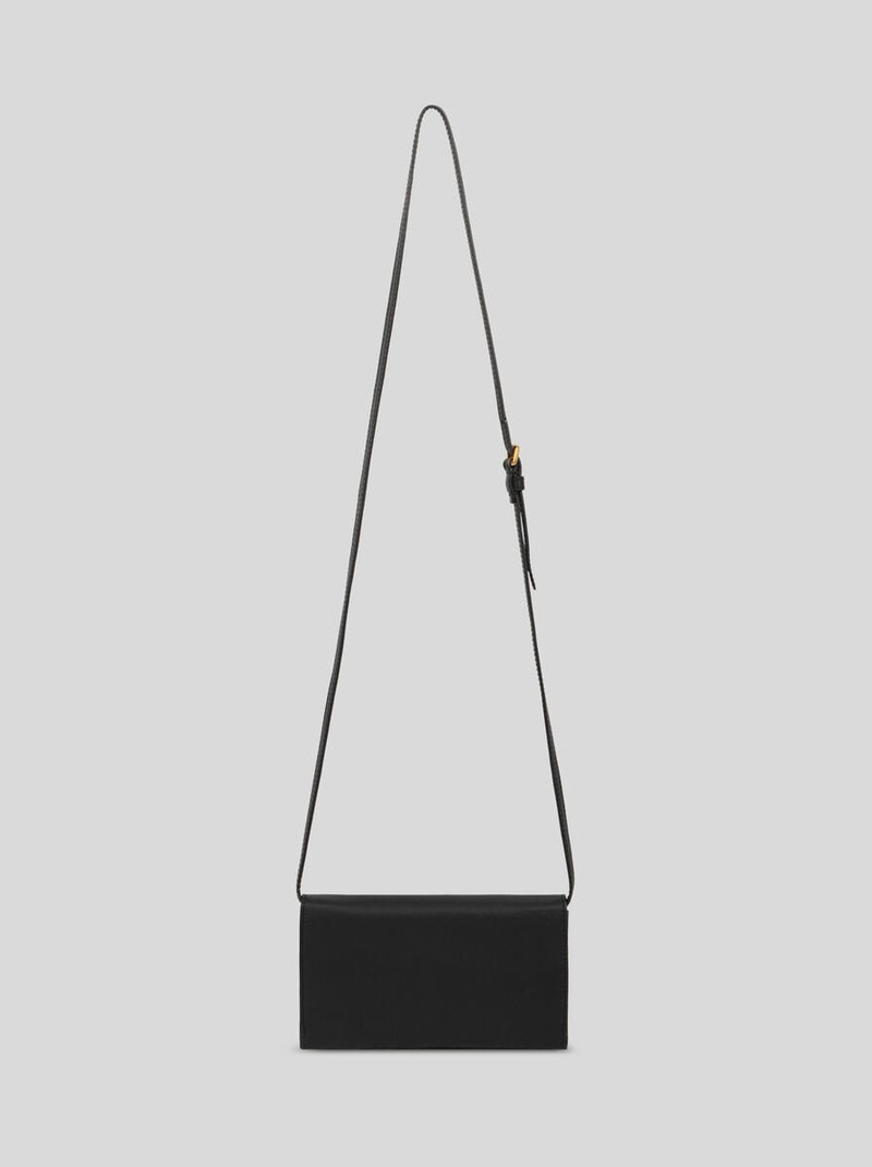 Etro LEATHER PONY WALLET WITH SHOULDER STRAP outlook