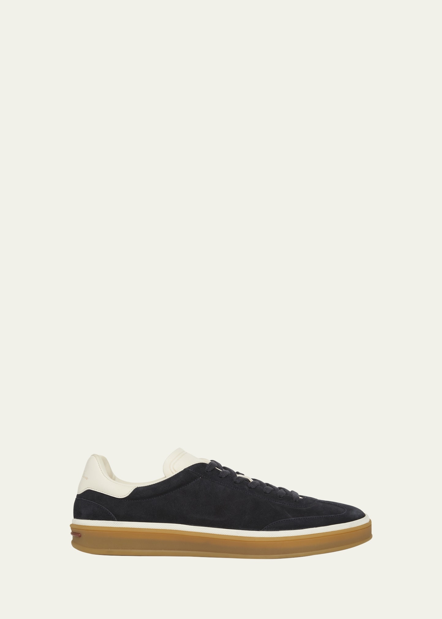 Men's Tennis Walk Suede Low-Top Sneakers - 1