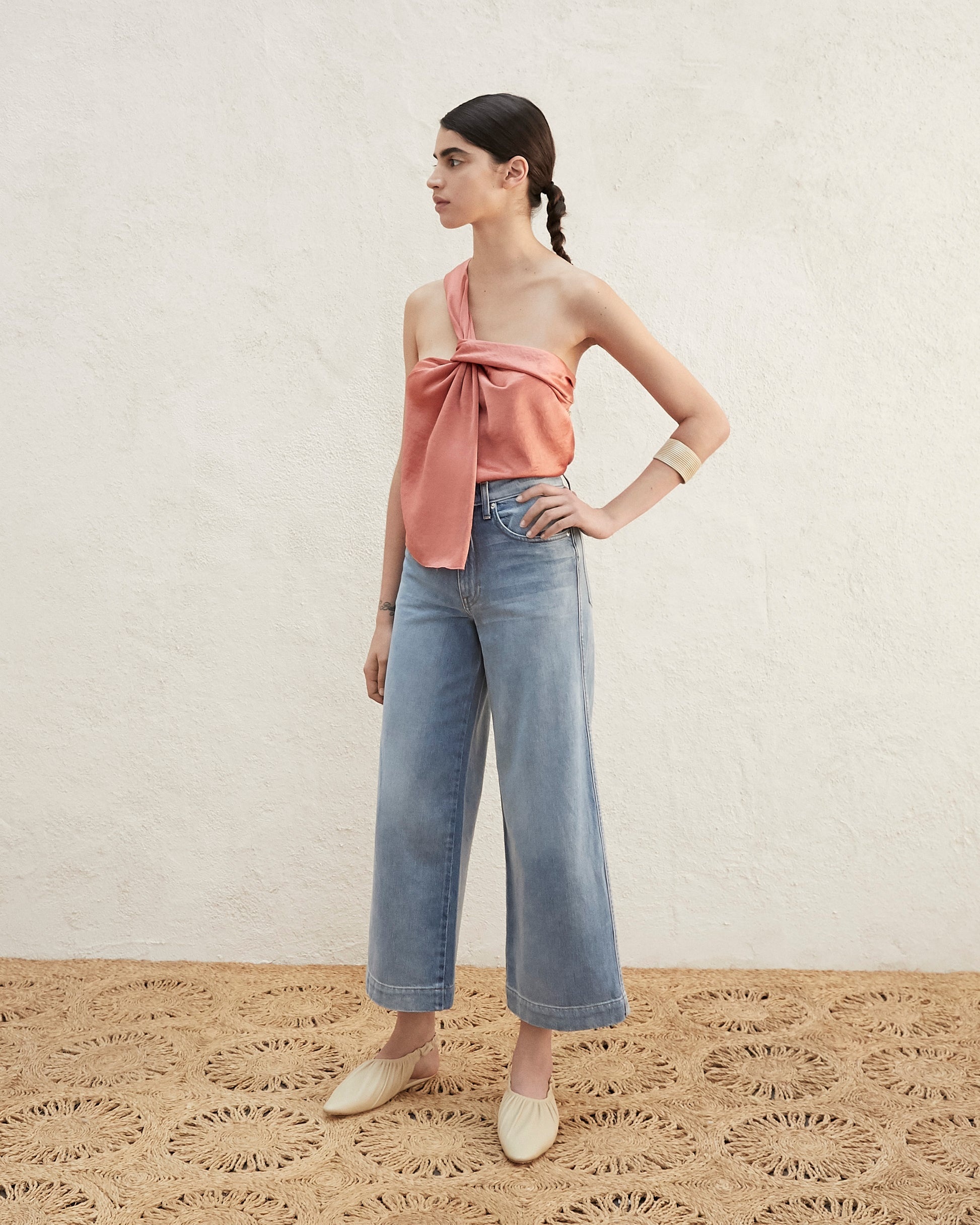 Wide Leg High Rise Jeans - 3