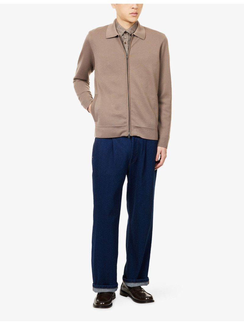 Sunspel Regular-Fit Zip Wool Jacket outlook