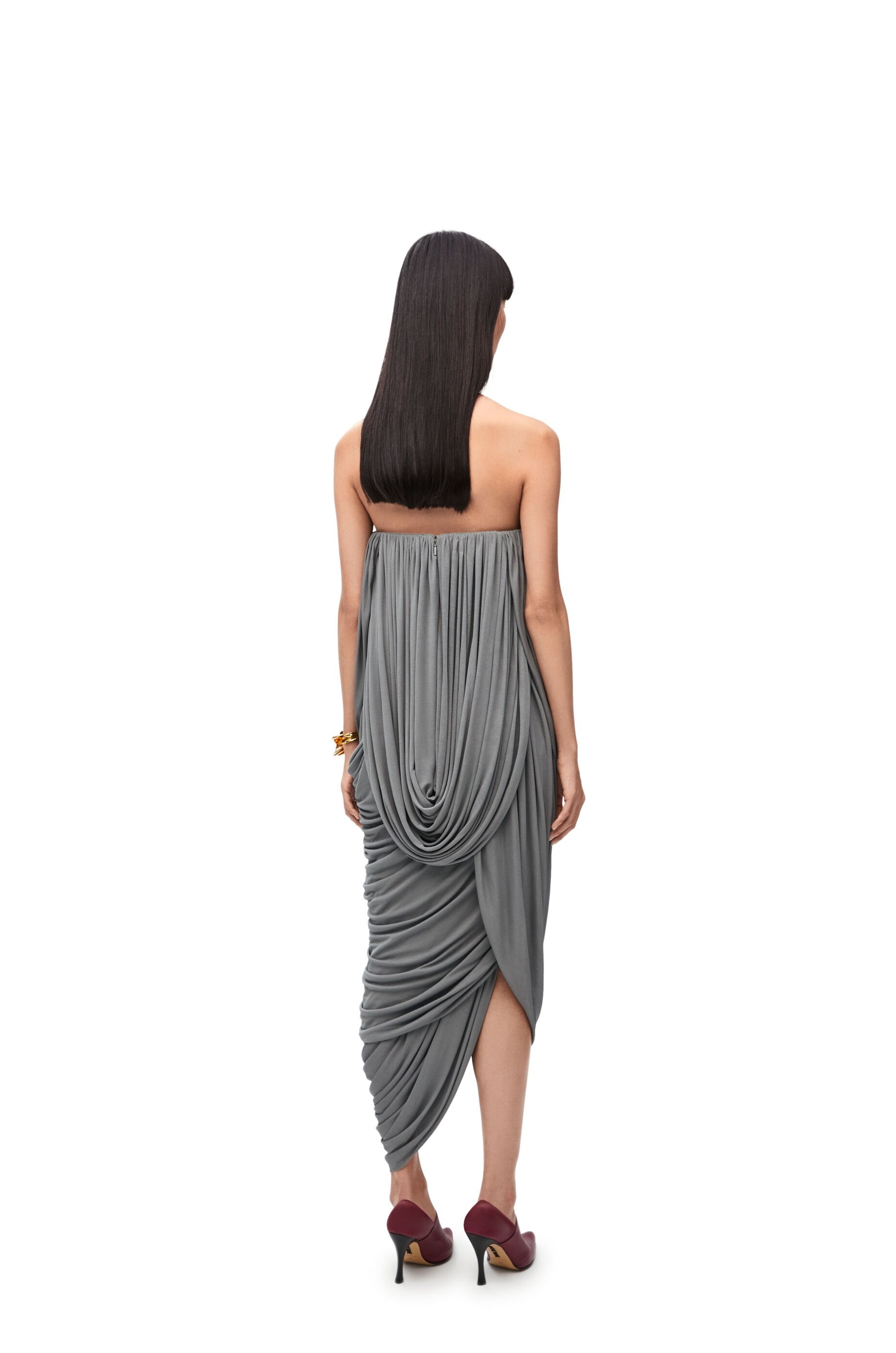 Bustier dress in viscose - 4